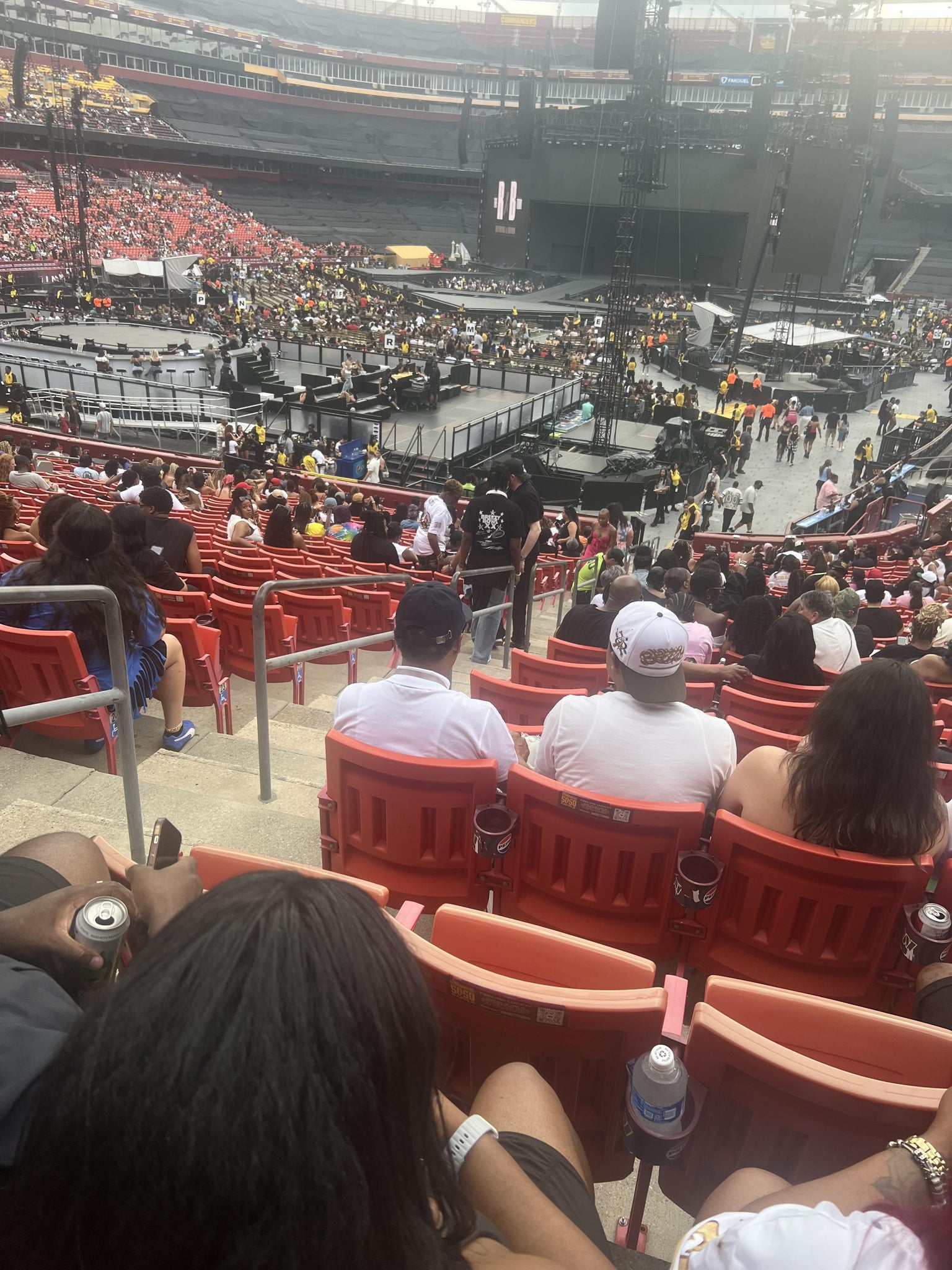 Real Fan View taken from Section 129 at Northwest Stadium by Ashley C