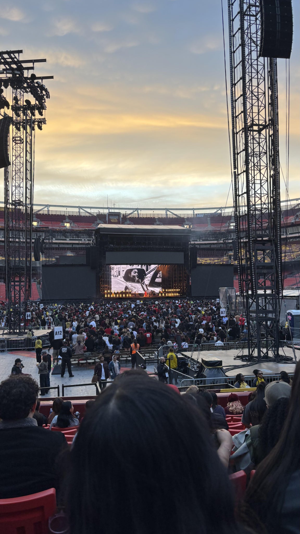 Real Fan View taken from Section 134 at Northwest Stadium by Brendy A