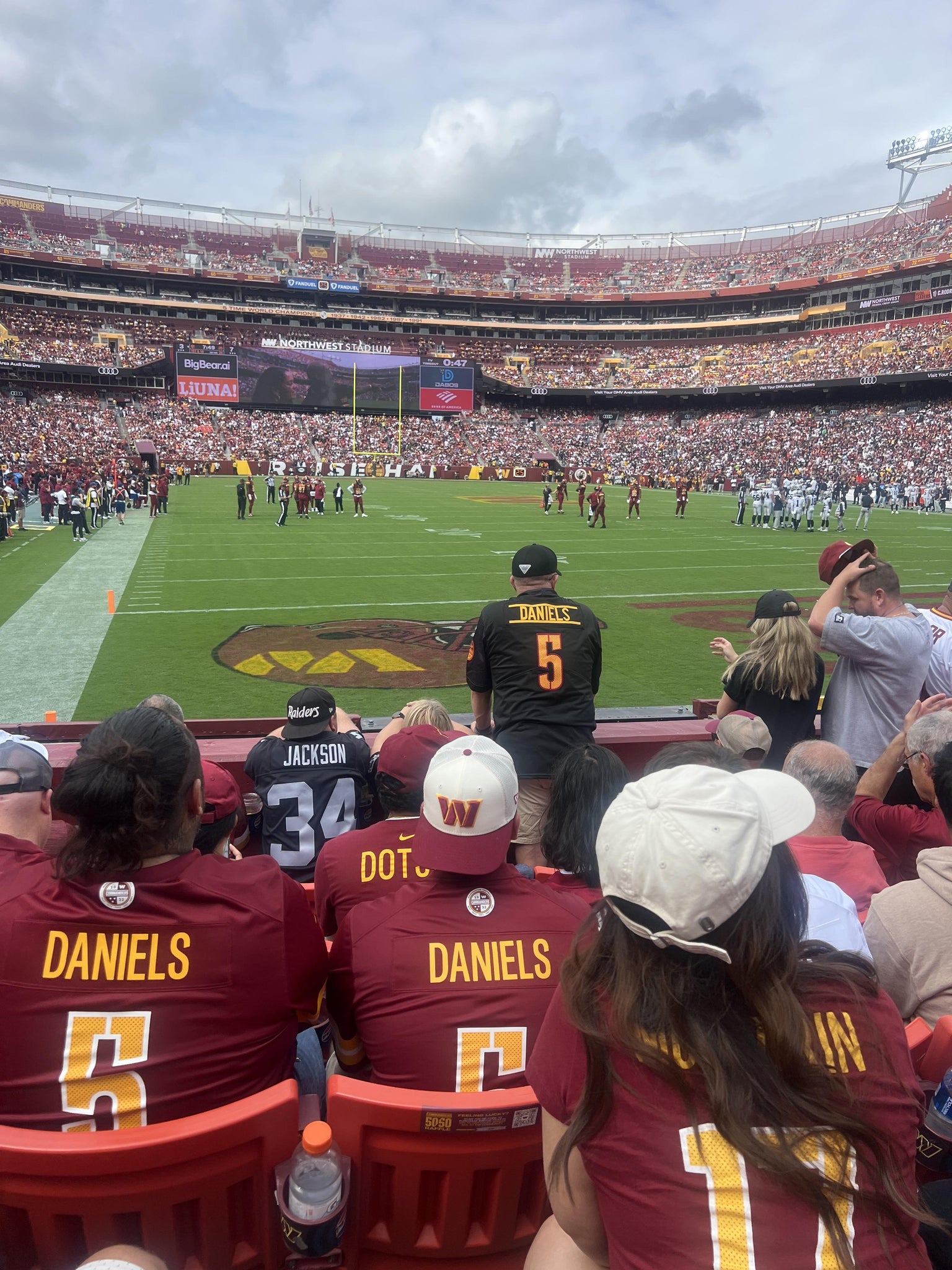 Real Fan View taken from Section 134 at Northwest Stadium by Jorge G