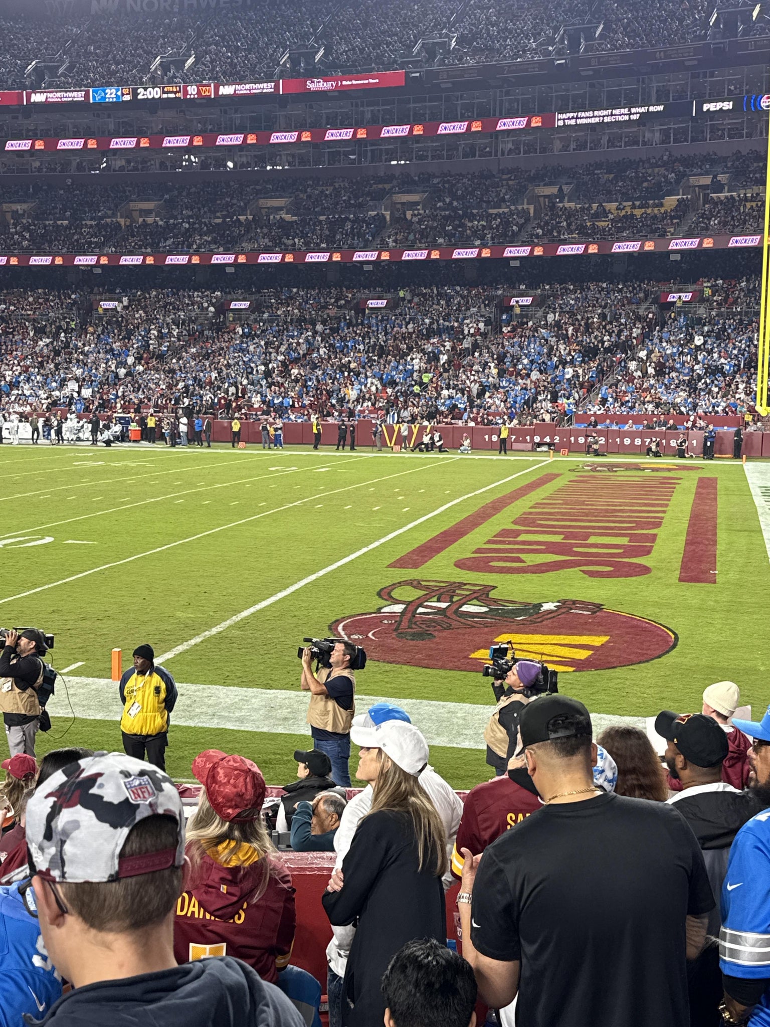 Real Fan View taken from Section 138 at Northwest Stadium by Chris F