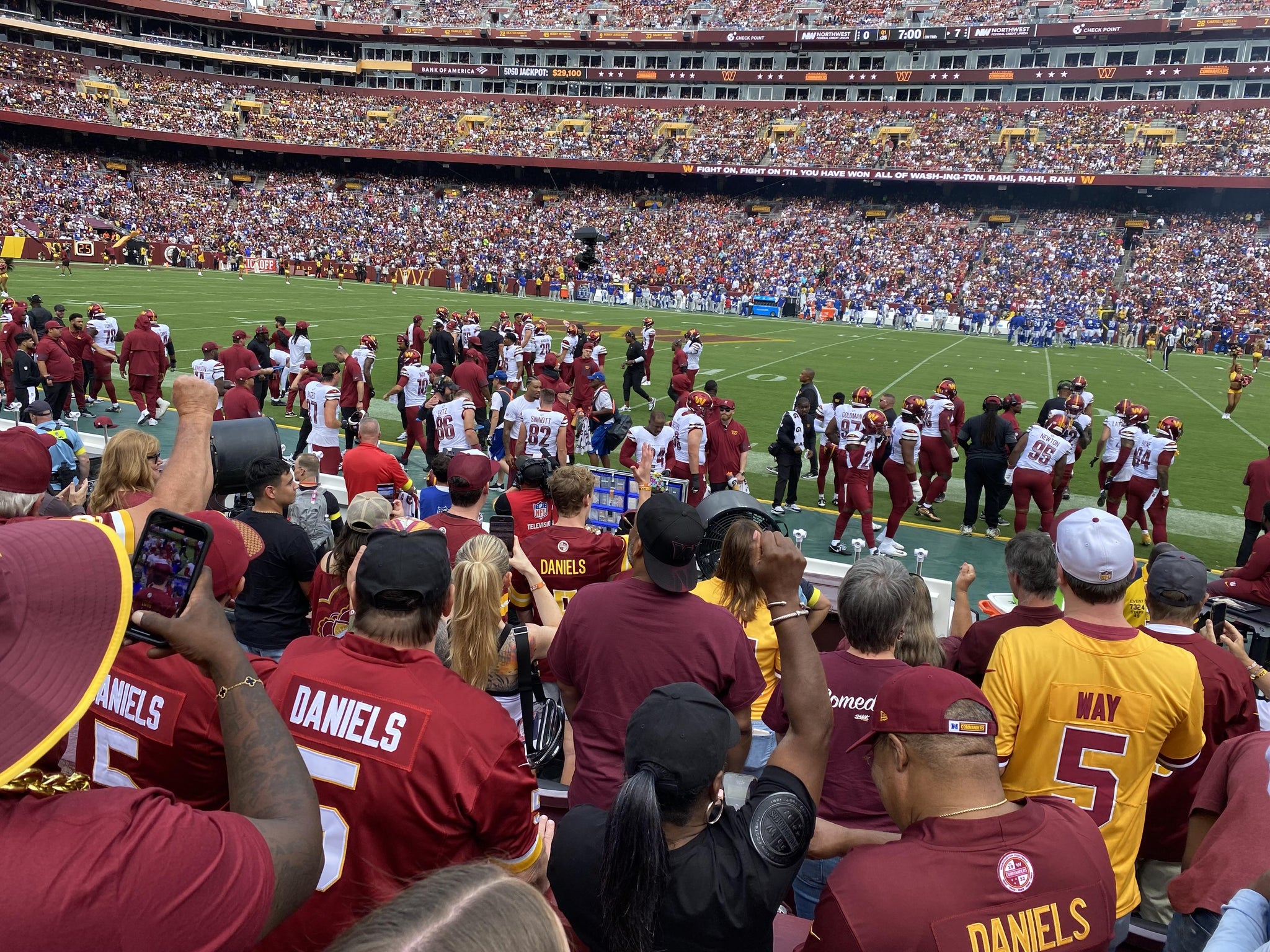 Real Fan View taken from Section 141 at Northwest Stadium by Wendy B