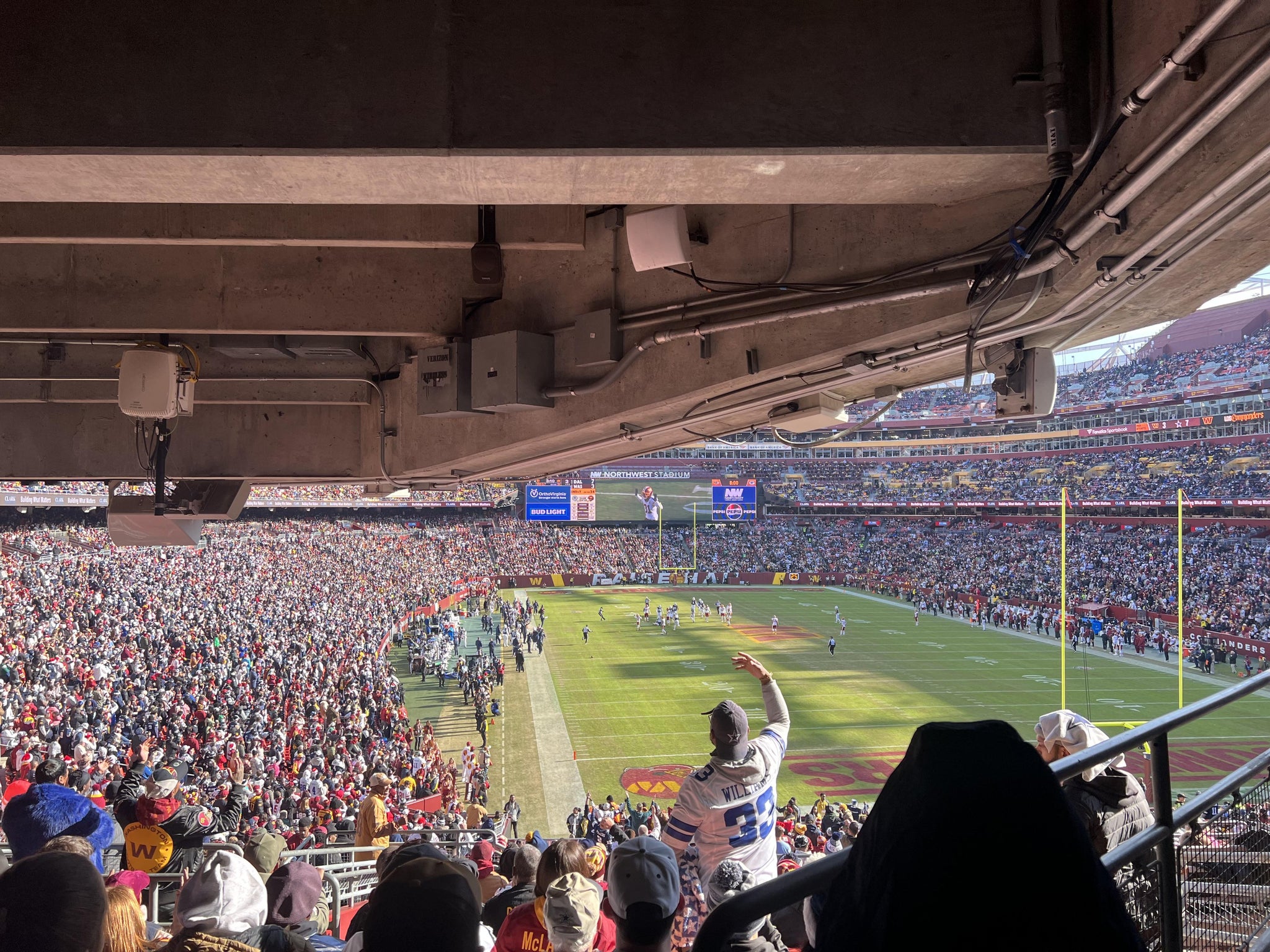 Real Fan View taken from Section 213 at Northwest Stadium by Kaleb B