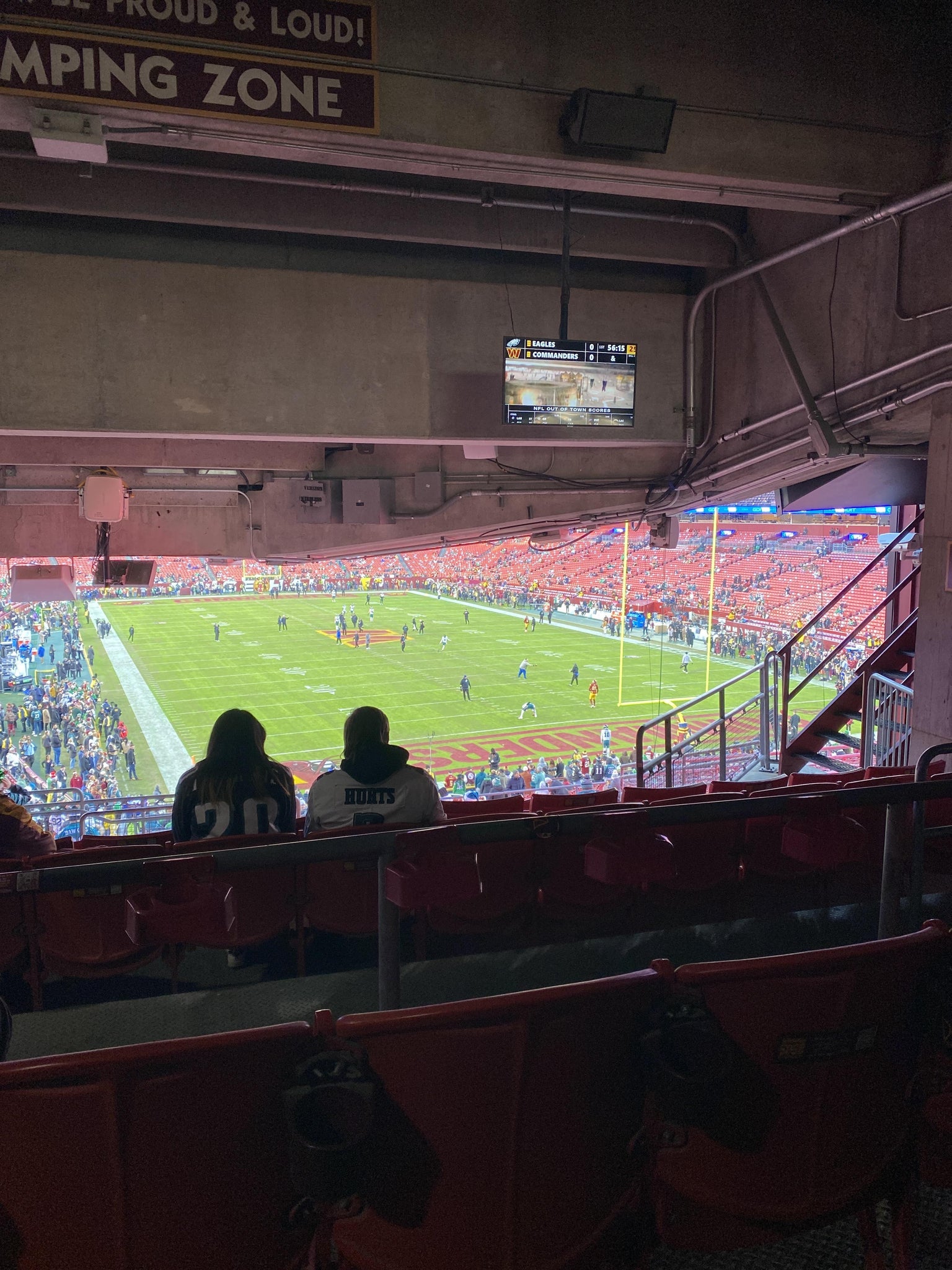 Real Fan View taken from Section 213 at Northwest Stadium by Raquel J