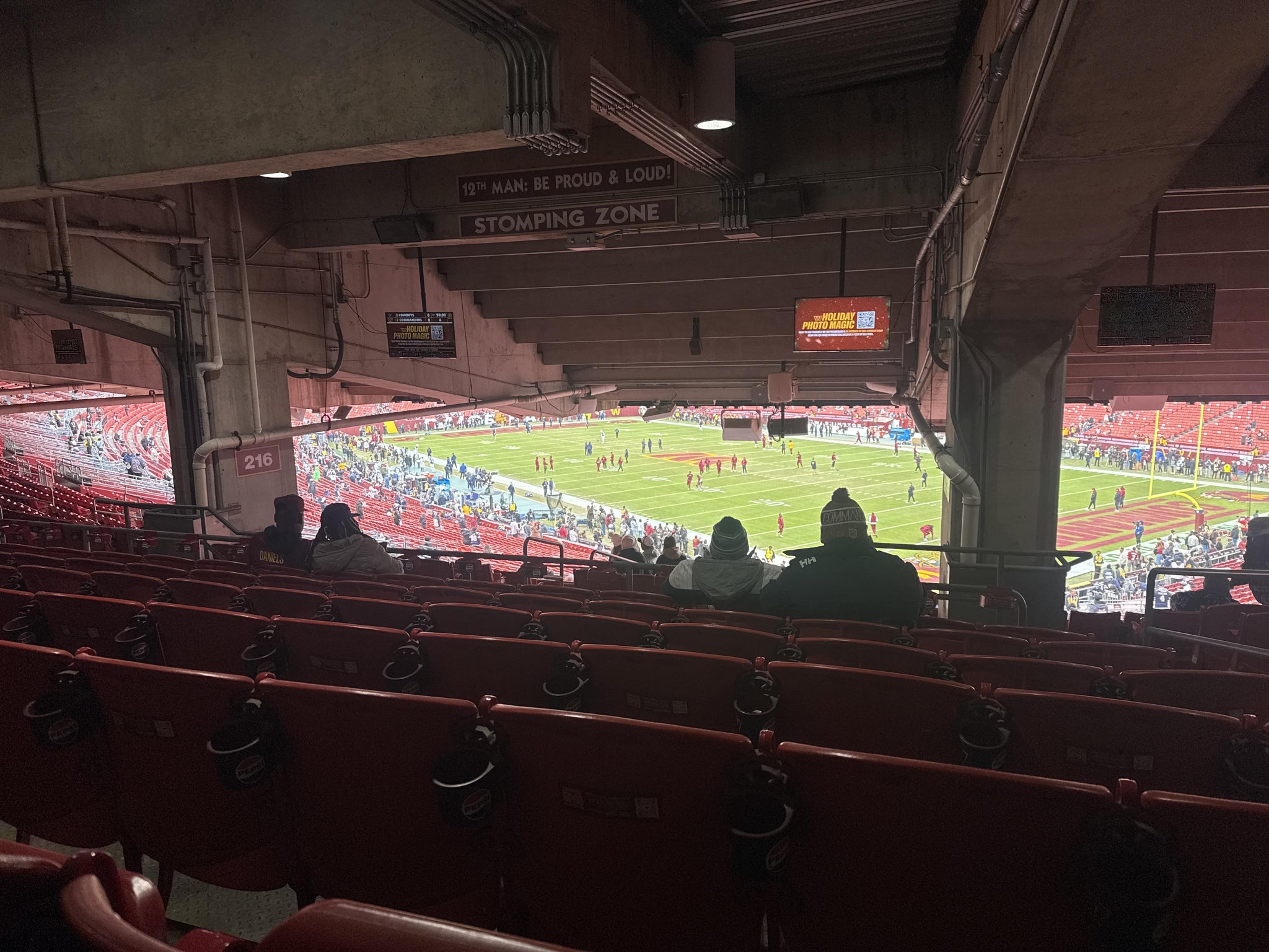 Real Fan View taken from Section 215 at Northwest Stadium by Desiree D