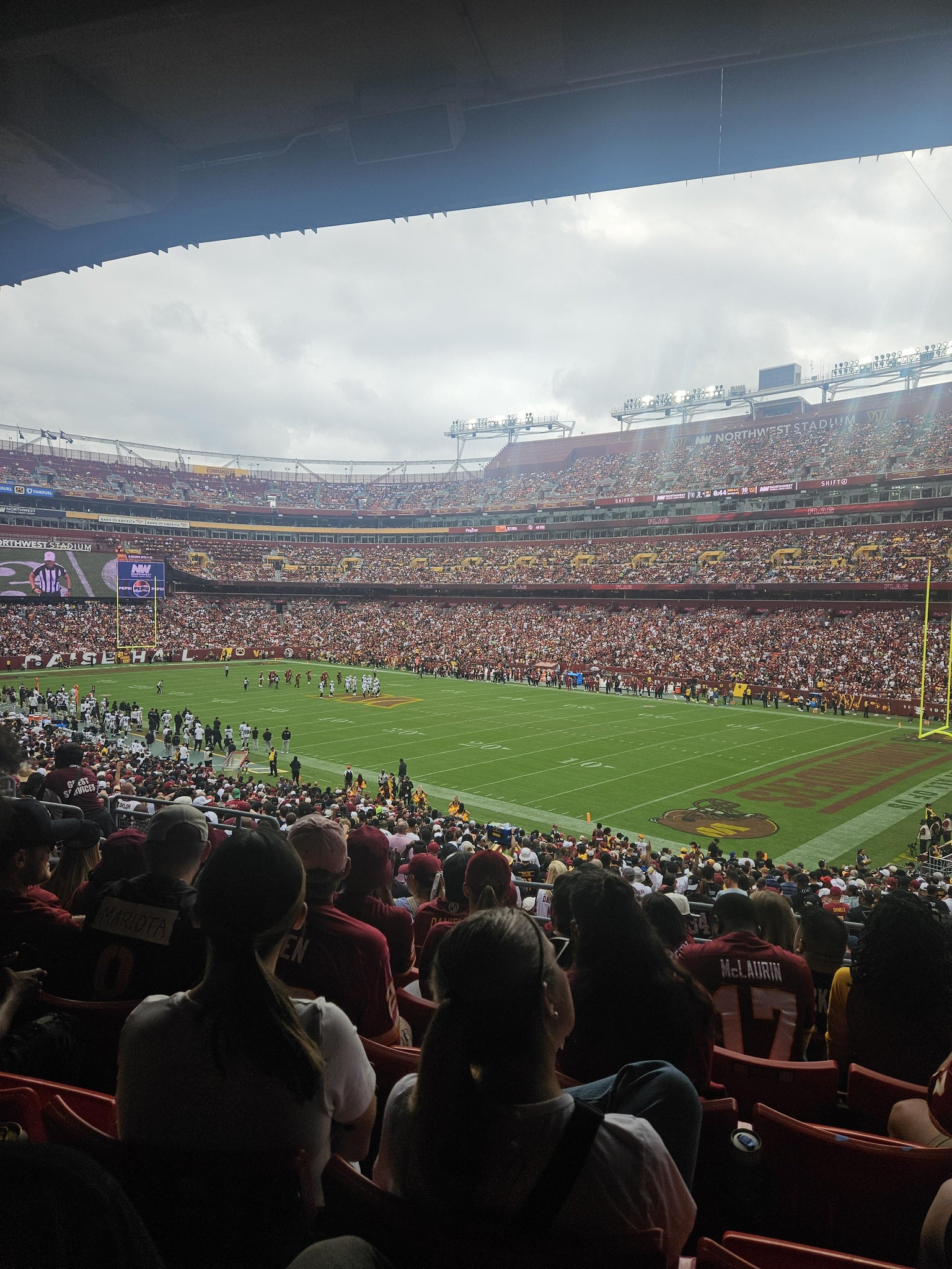 Real Fan View taken from Section 216 at Northwest Stadium by Joy J