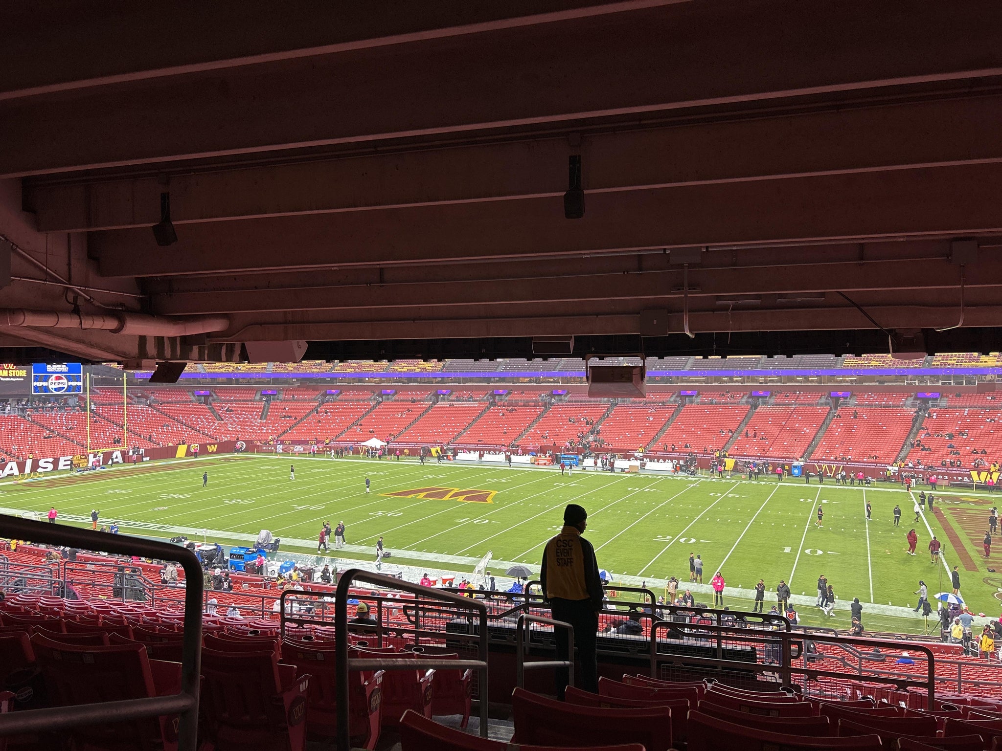 Real Fan View taken from Section 218 at Northwest Stadium by Maggie R