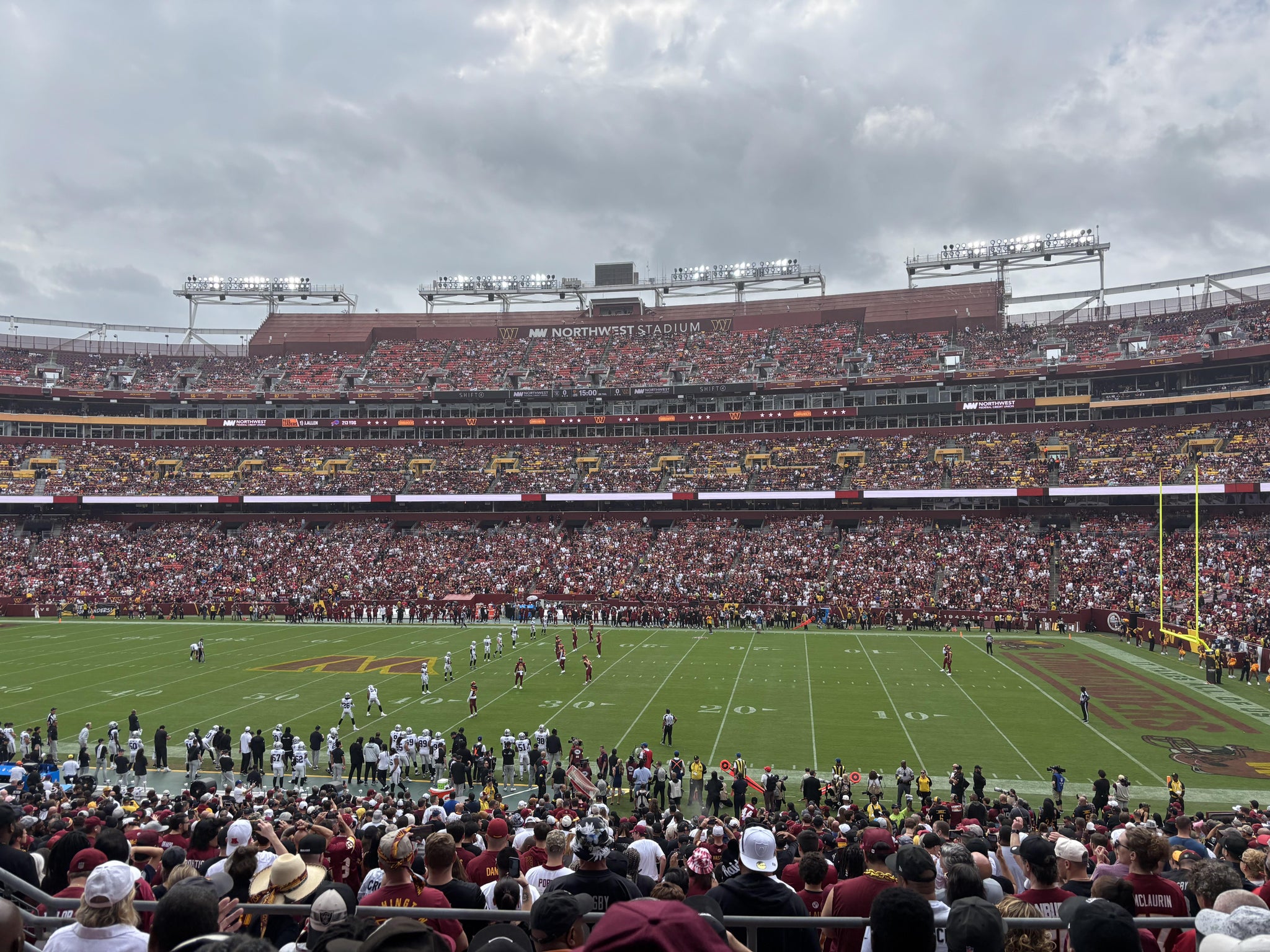 Real Fan View taken from Section 219 at Northwest Stadium by Anonymous User