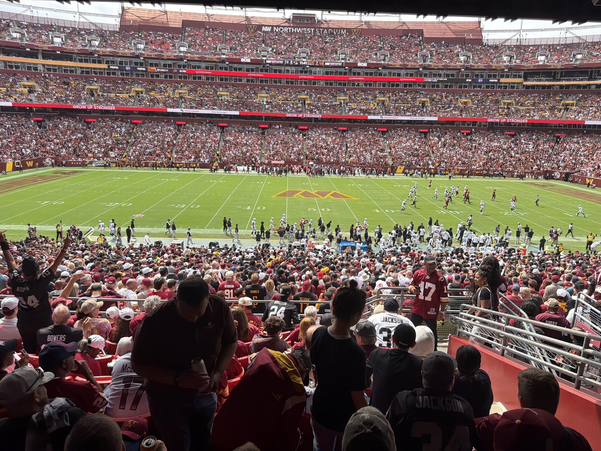 Real Fan View taken from Section 222 at Northwest Stadium by Manoj B