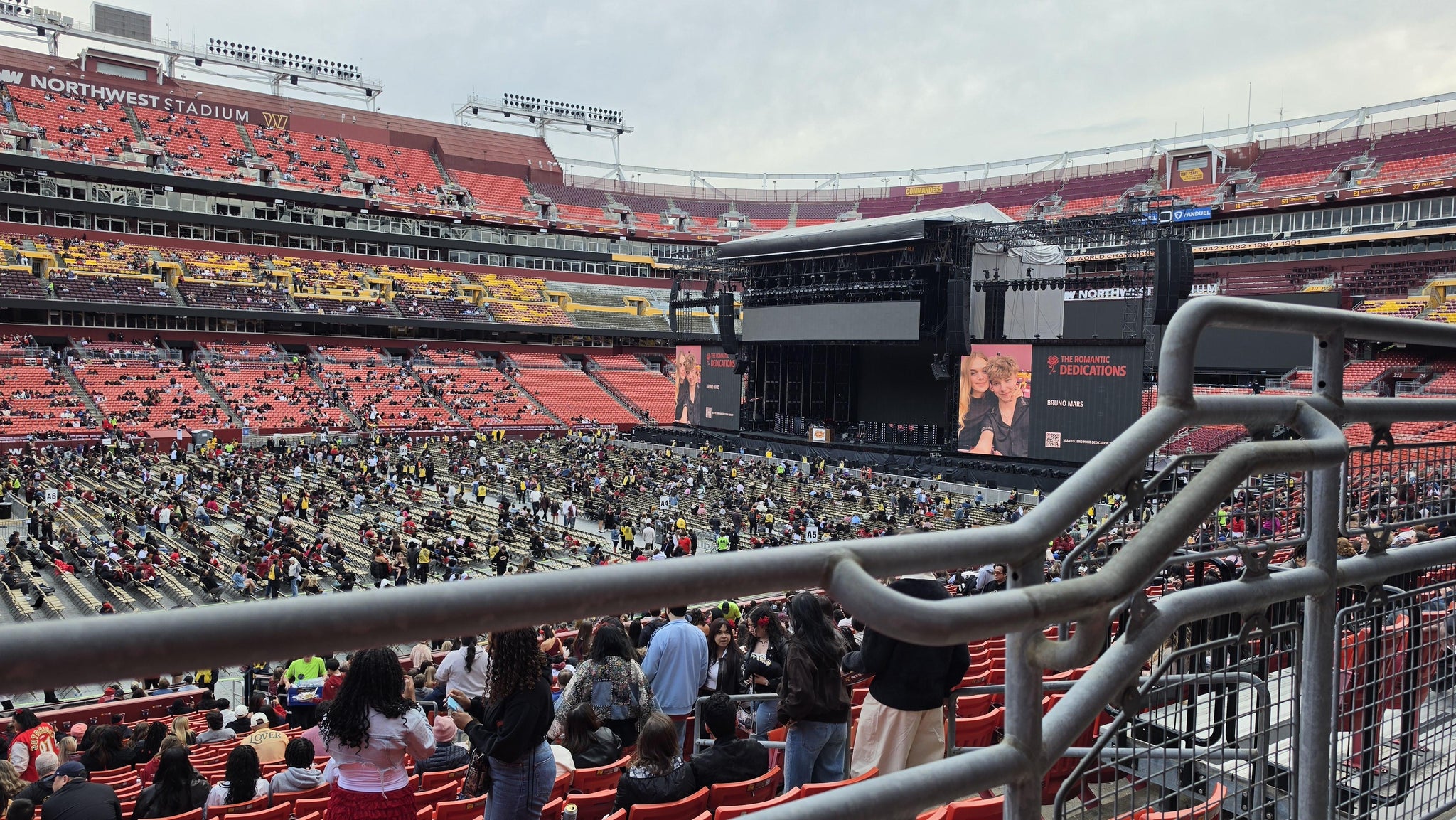 Real Fan View taken from Section 224 at Northwest Stadium by Natalie A