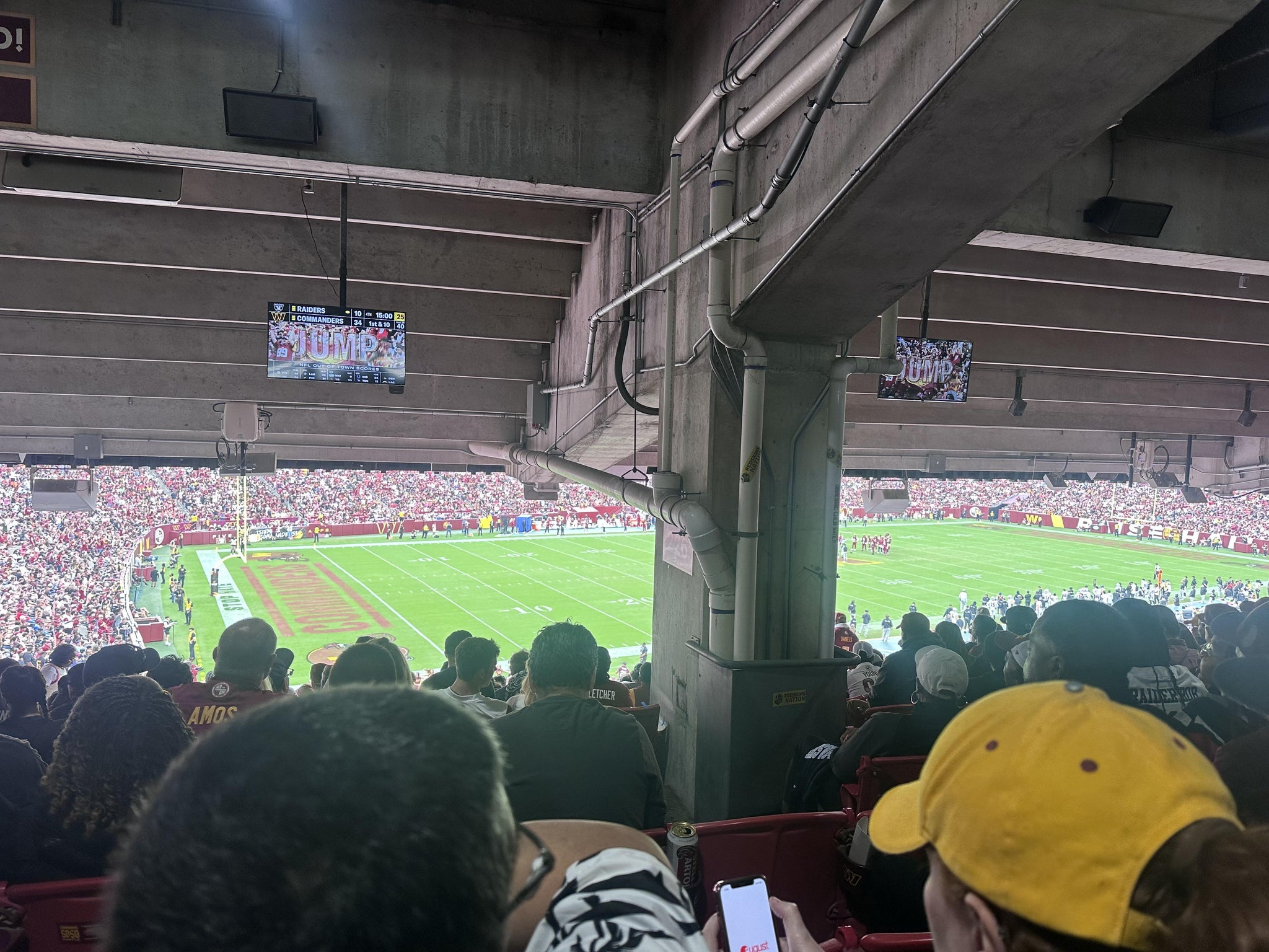 Real Fan View taken from Section 226 at Northwest Stadium by Marcus W
