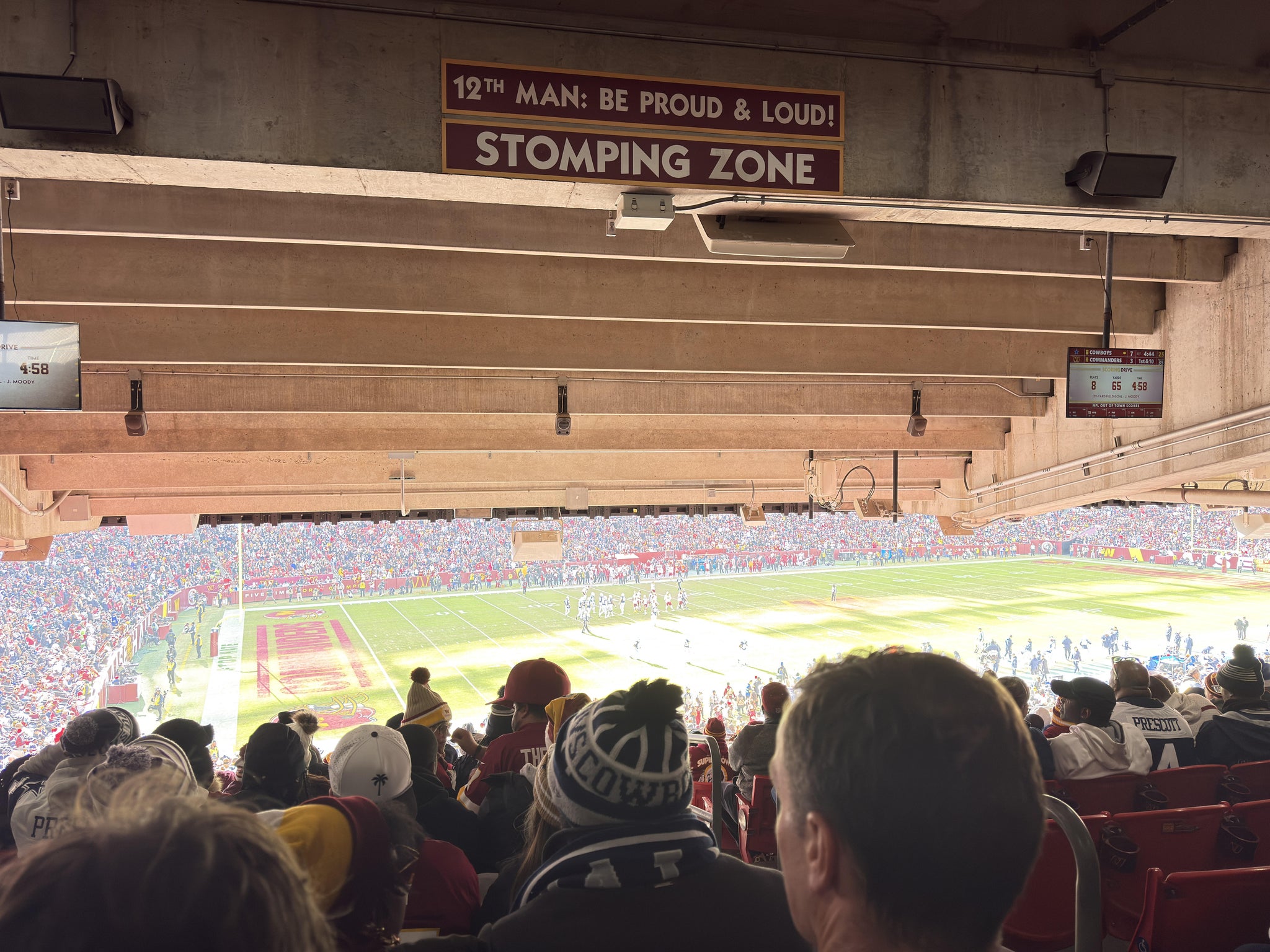Real Fan View taken from Section 226 at Northwest Stadium by Juan Z