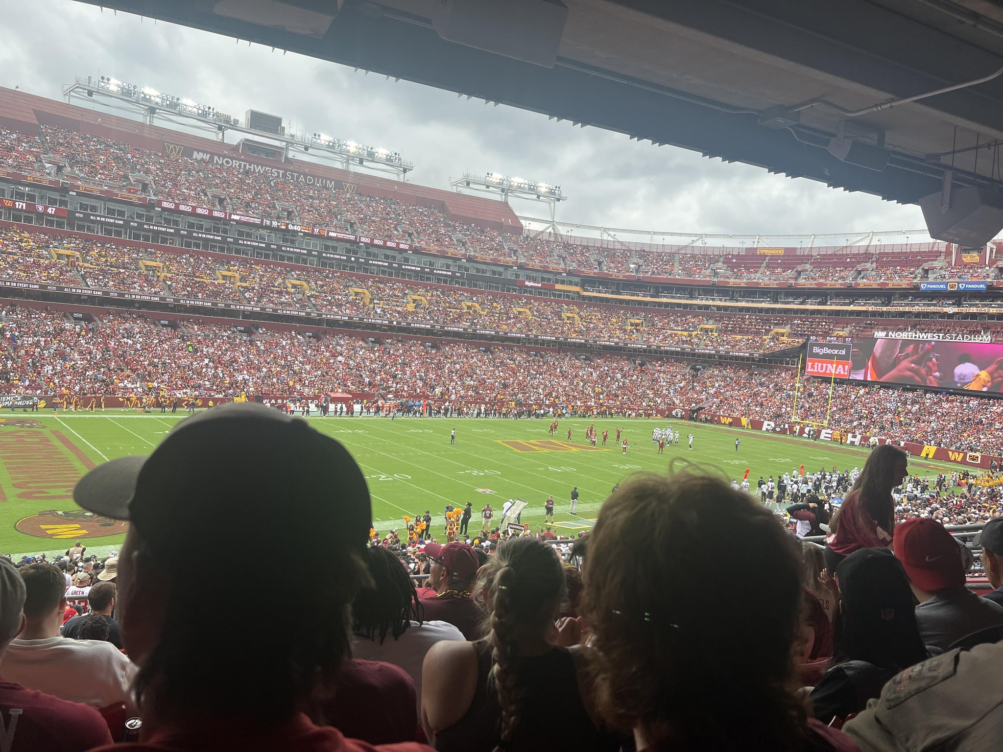 Real Fan View taken from Section 226 at Northwest Stadium by Amanda S