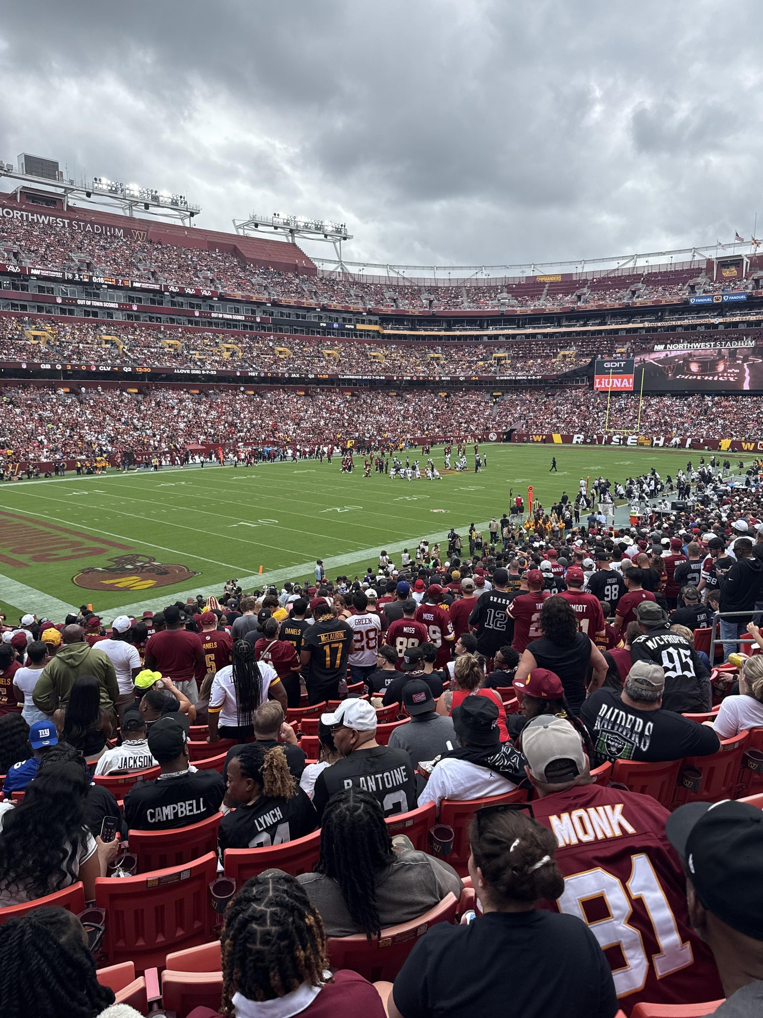 Real Fan View taken from Section 227 at Northwest Stadium by Ramiro P