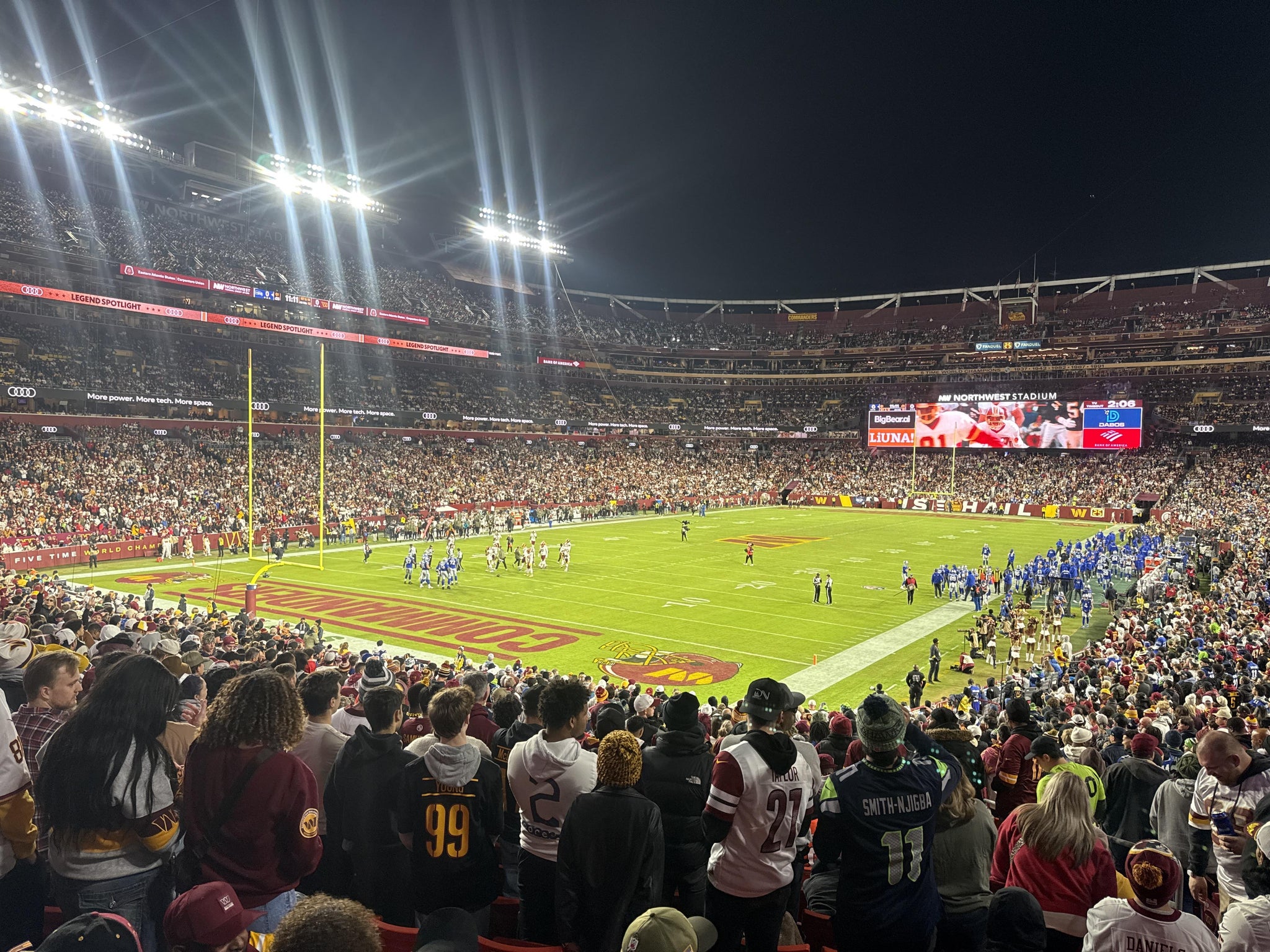 Real Fan View taken from Section 229 at Northwest Stadium by Damian G