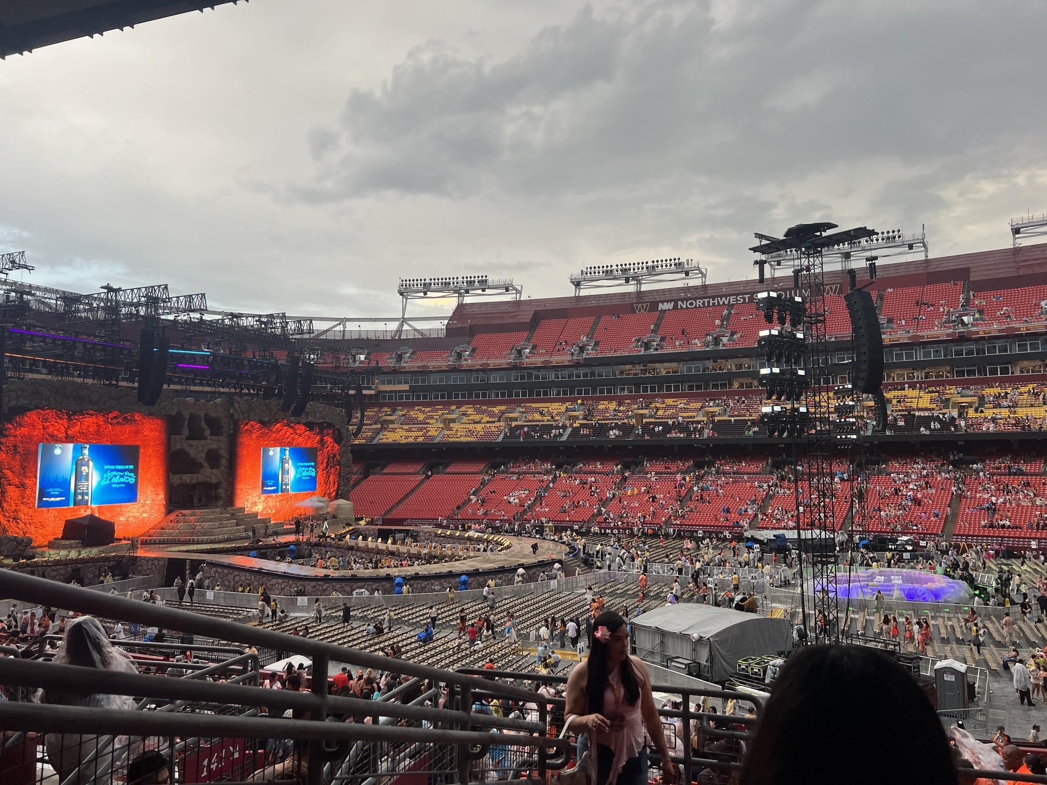 Real Fan View taken from Section 240 at Northwest Stadium by Valeria M