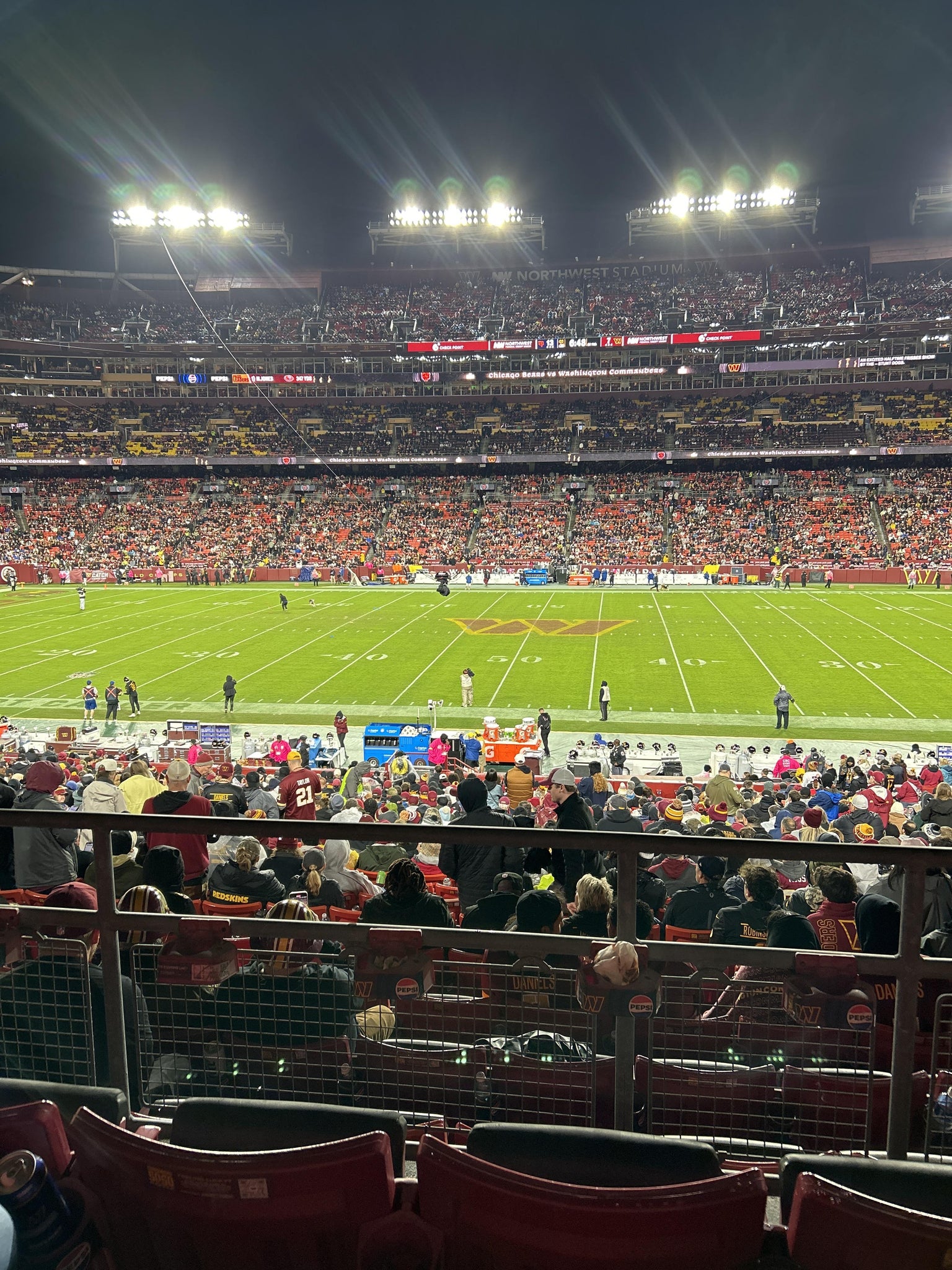 Real Fan View taken from Section 242 at Northwest Stadium by Celia O