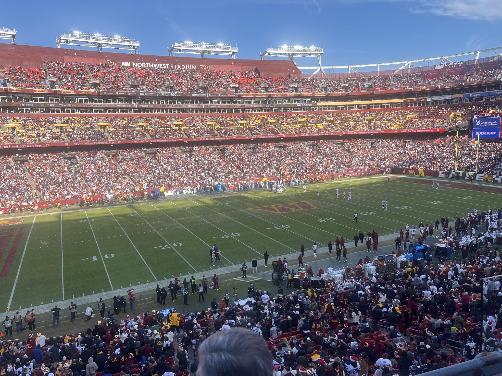 Real Fan View taken from Section 304 at Northwest Stadium by Edwin R
