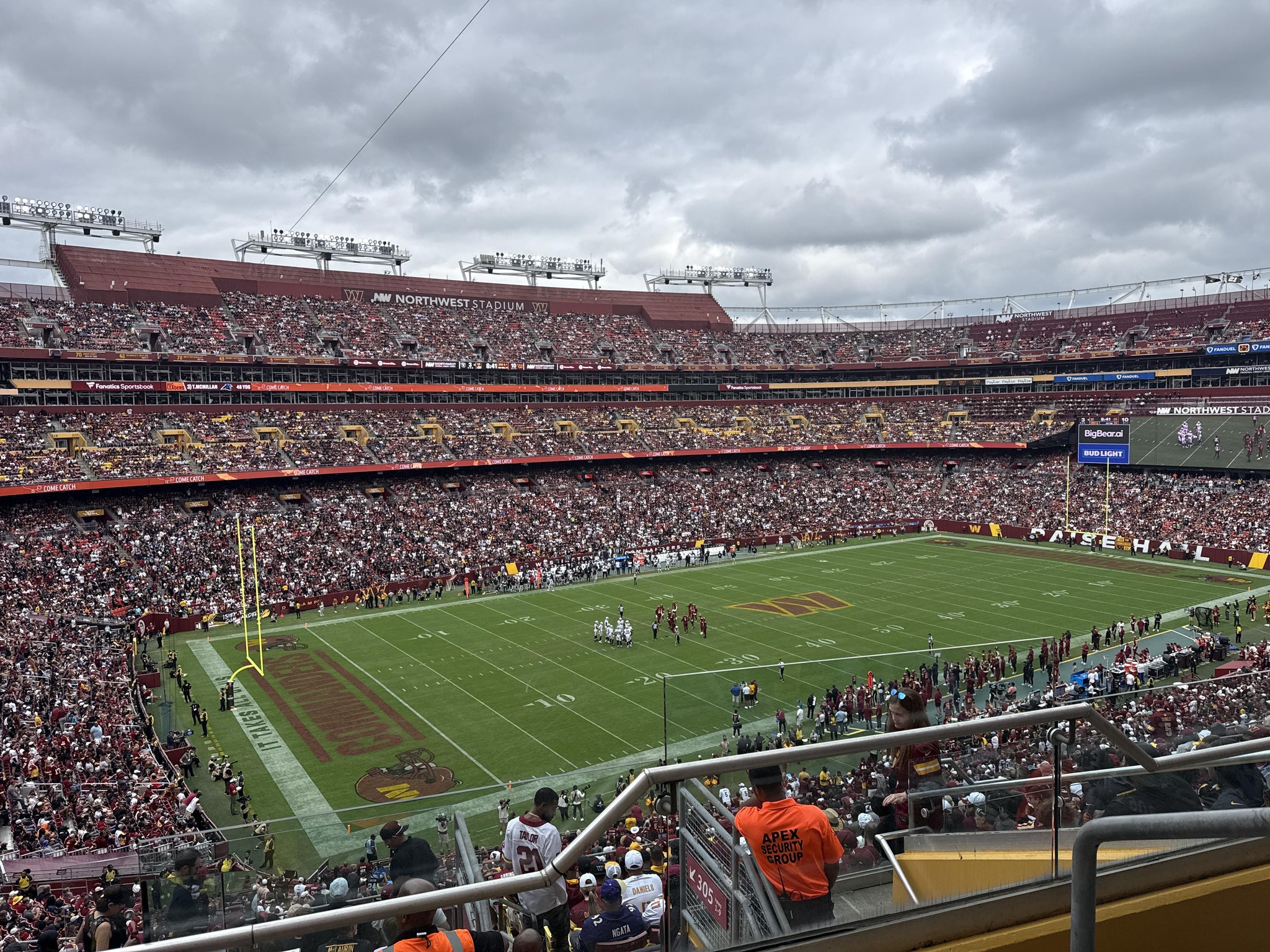 Real Fan View taken from Section 306 at Northwest Stadium by Stephanie H