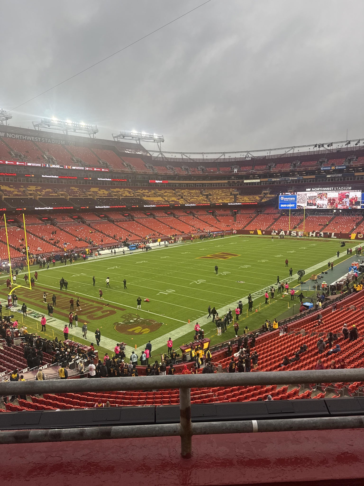 Real Fan View taken from Section 307 at Northwest Stadium by George M