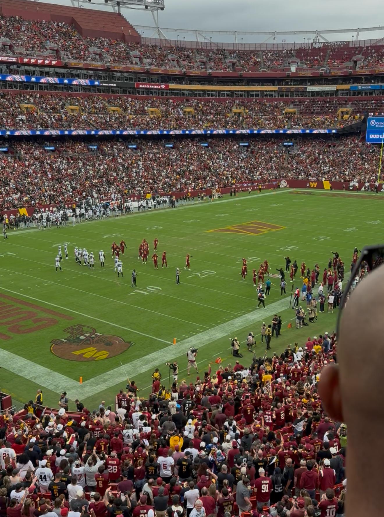 Real Fan View taken from Section 307 at Northwest Stadium by Charles G
