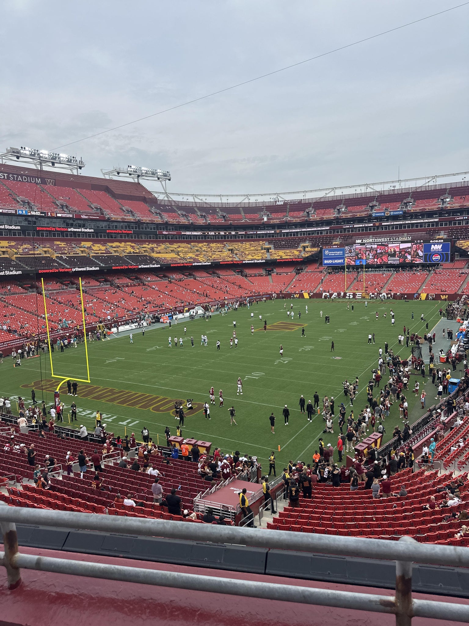 Real Fan View taken from Section 308 at Northwest Stadium by Anonymous User