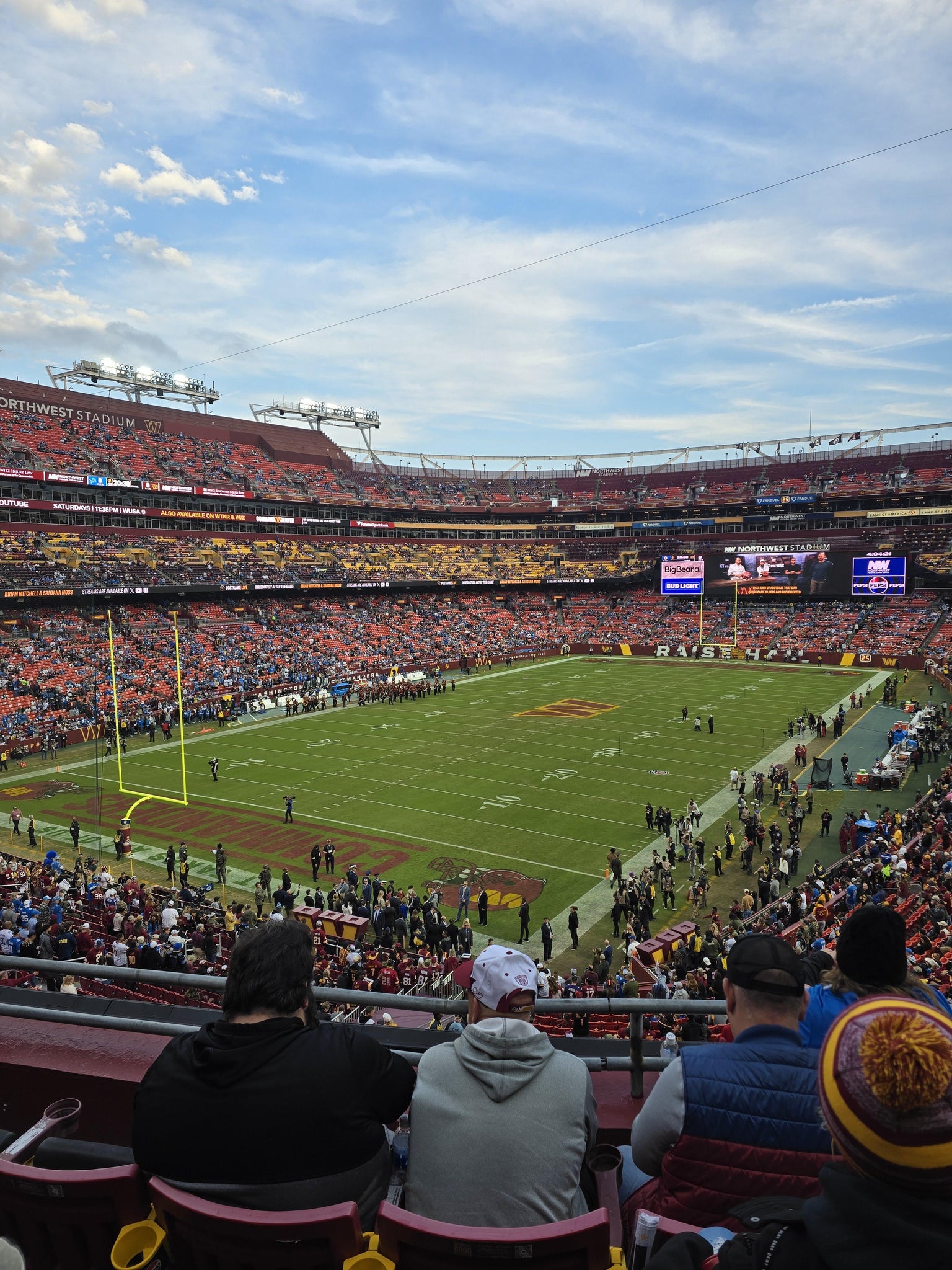 Real Fan View taken from Section 308 at Northwest Stadium by Wabe B
