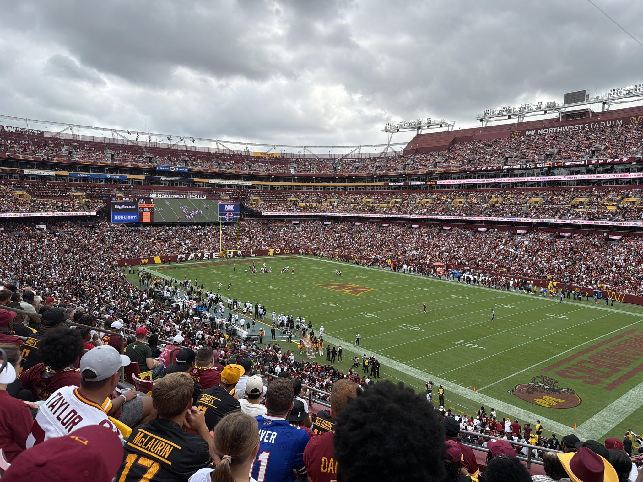 Real Fan View taken from Section 316 at Northwest Stadium by Ryan B