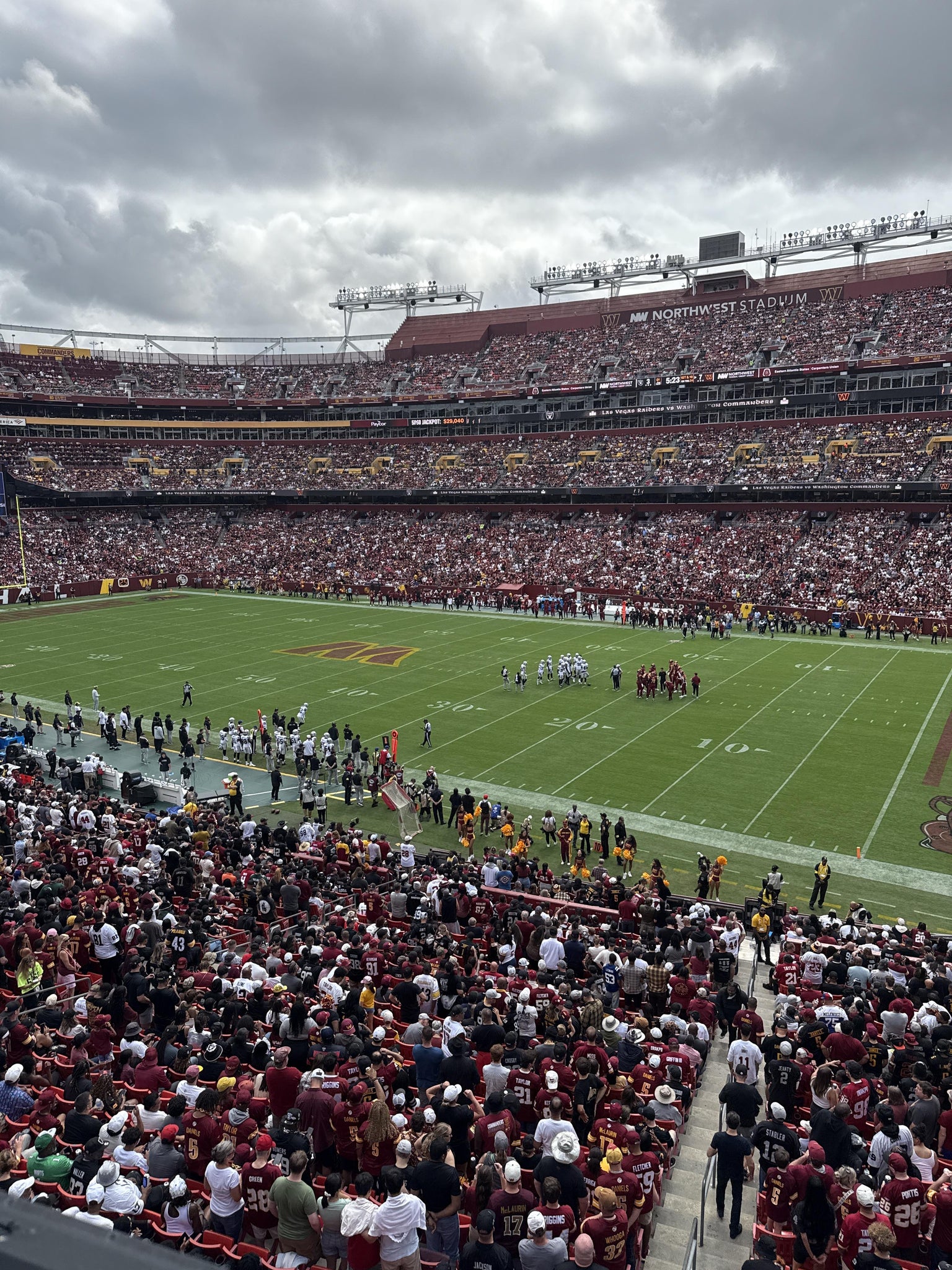 Real Fan View taken from Section 317 at Northwest Stadium by Roger L
