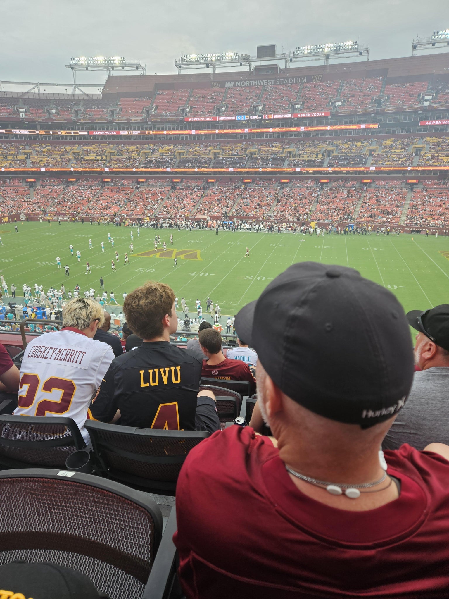 Real Fan View taken from Section 319 at Northwest Stadium by William E