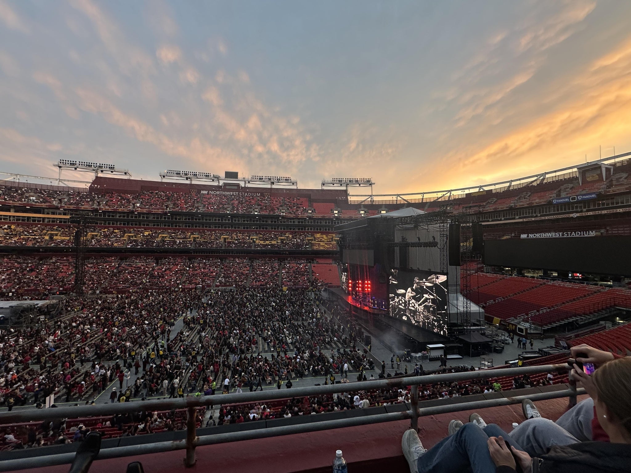 Real Fan View taken from Section 320 at Northwest Stadium by Mia Z