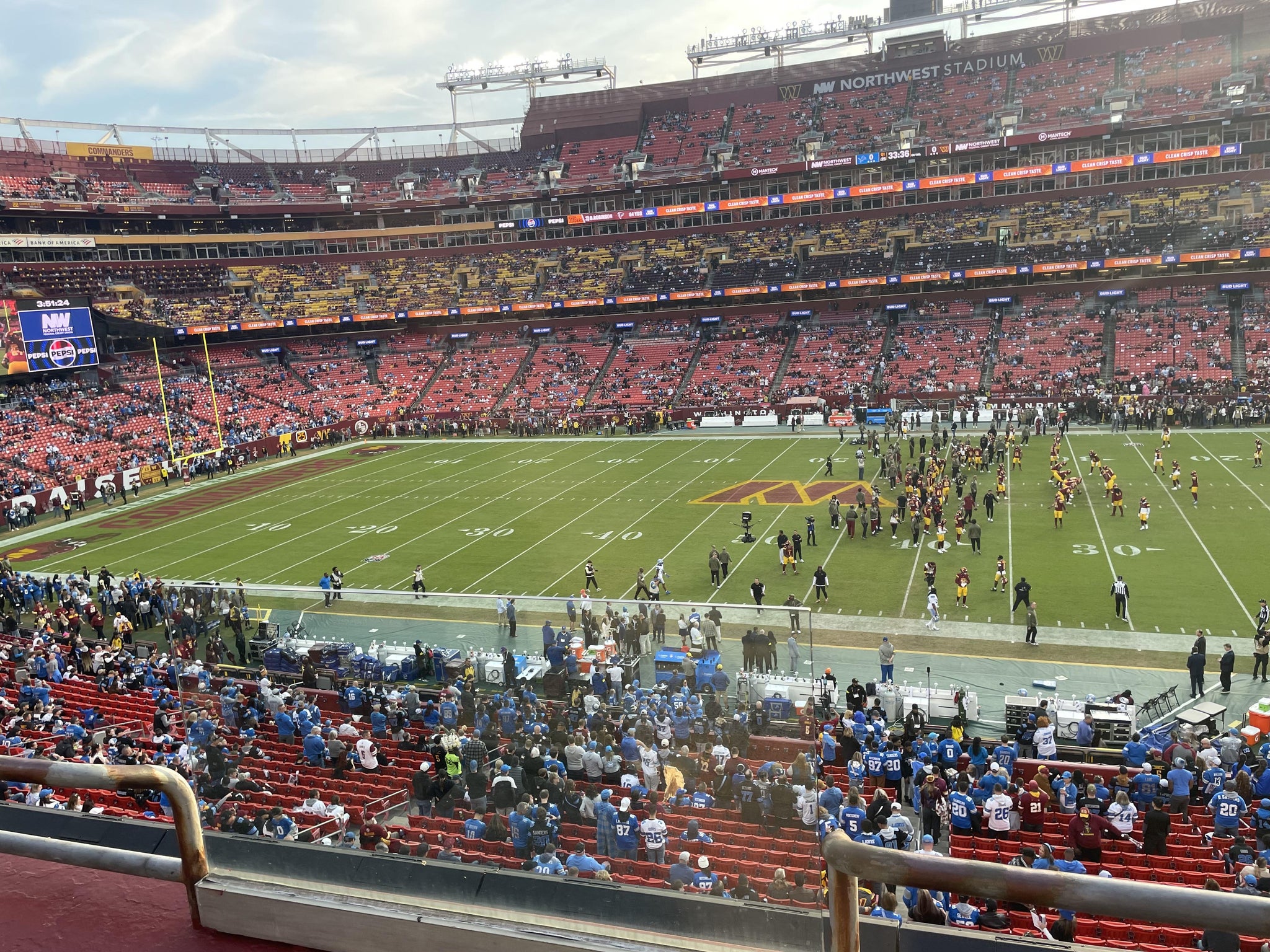 Real Fan View taken from Section 320 at Northwest Stadium by James F
