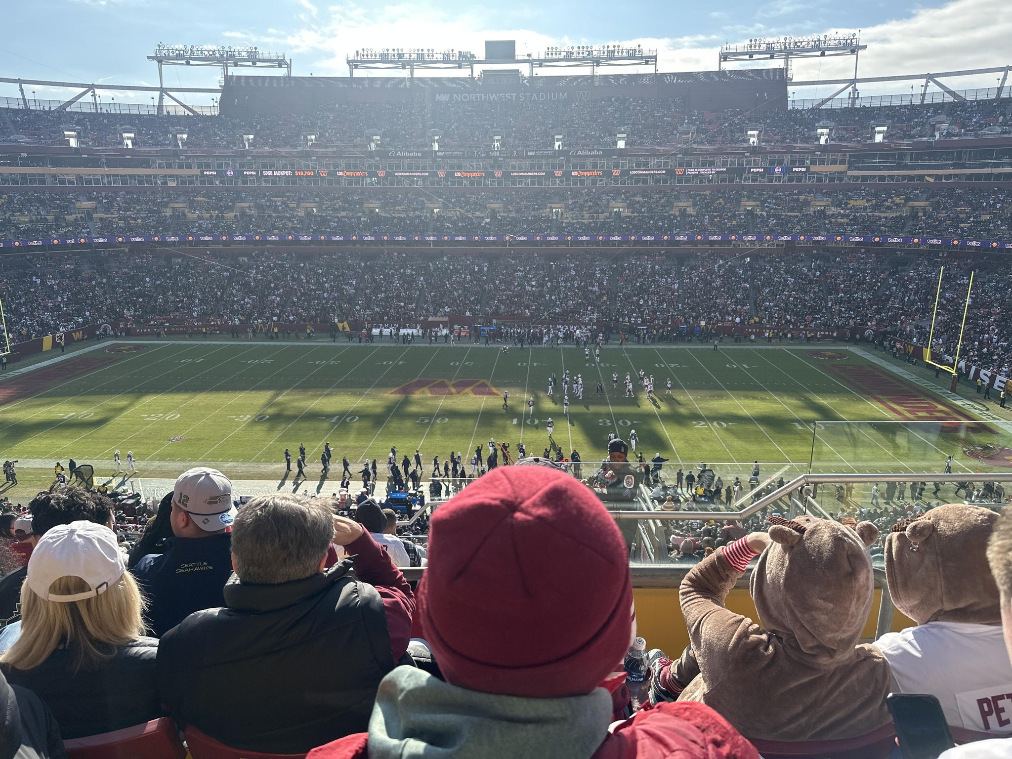 Real Fan View taken from Section 321 at Northwest Stadium by Monchella W