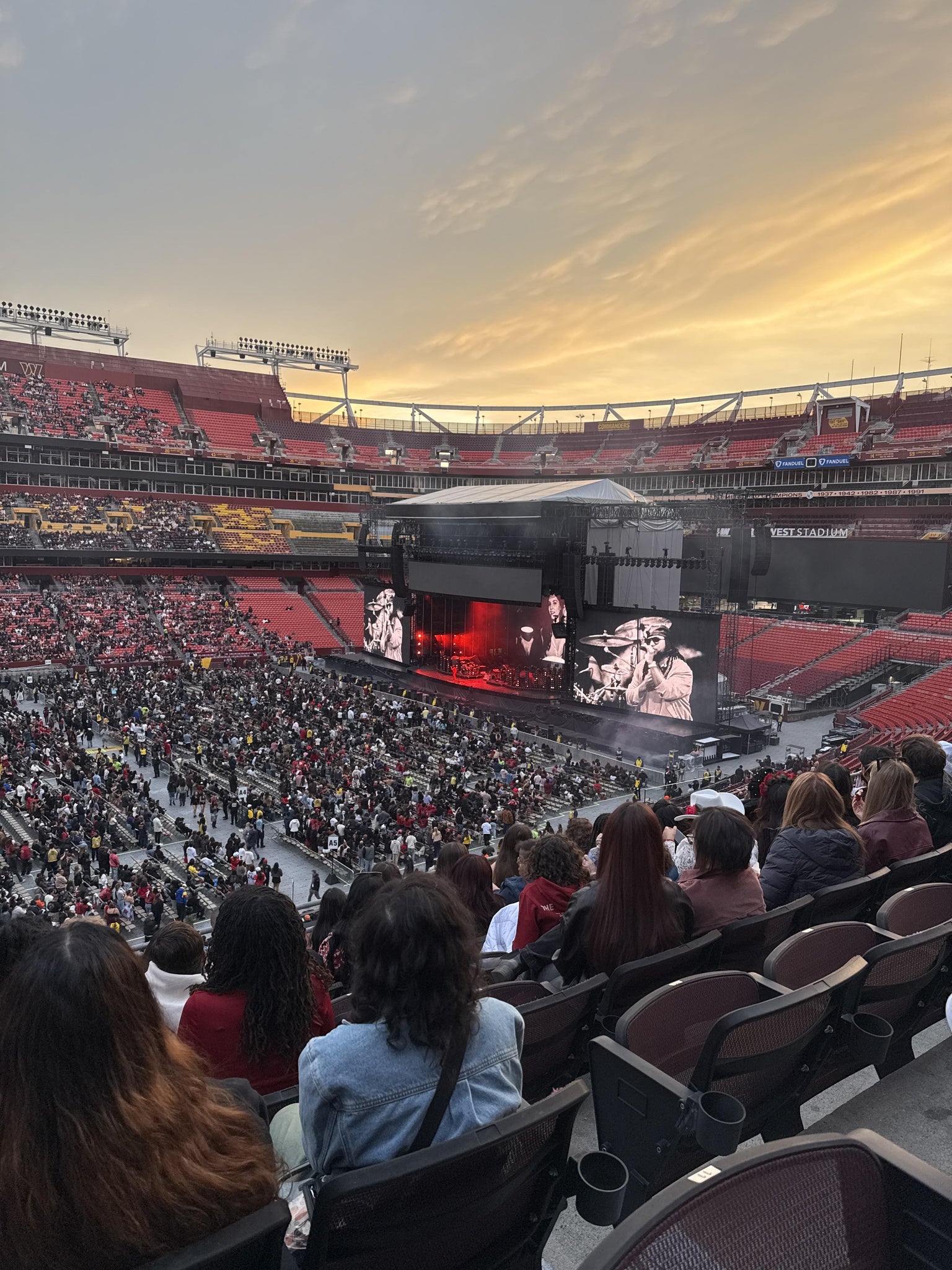 Real Fan View taken from Section 323 at Northwest Stadium by Geraldine J
