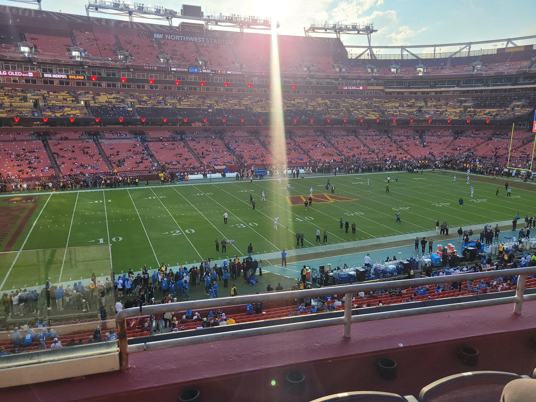Real Fan View taken from Section 324 at Northwest Stadium by Ashanti S