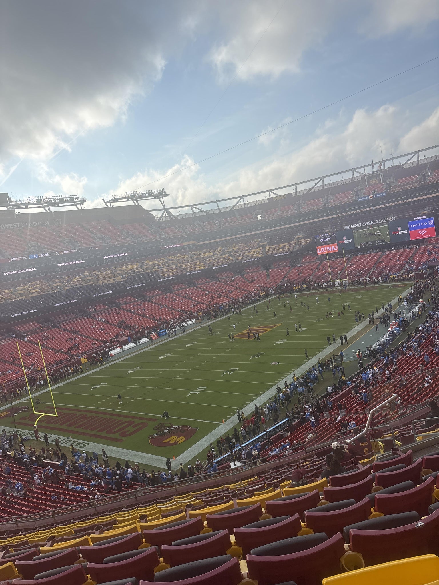 Real Fan View taken from Section 328 at Northwest Stadium by Chandler B