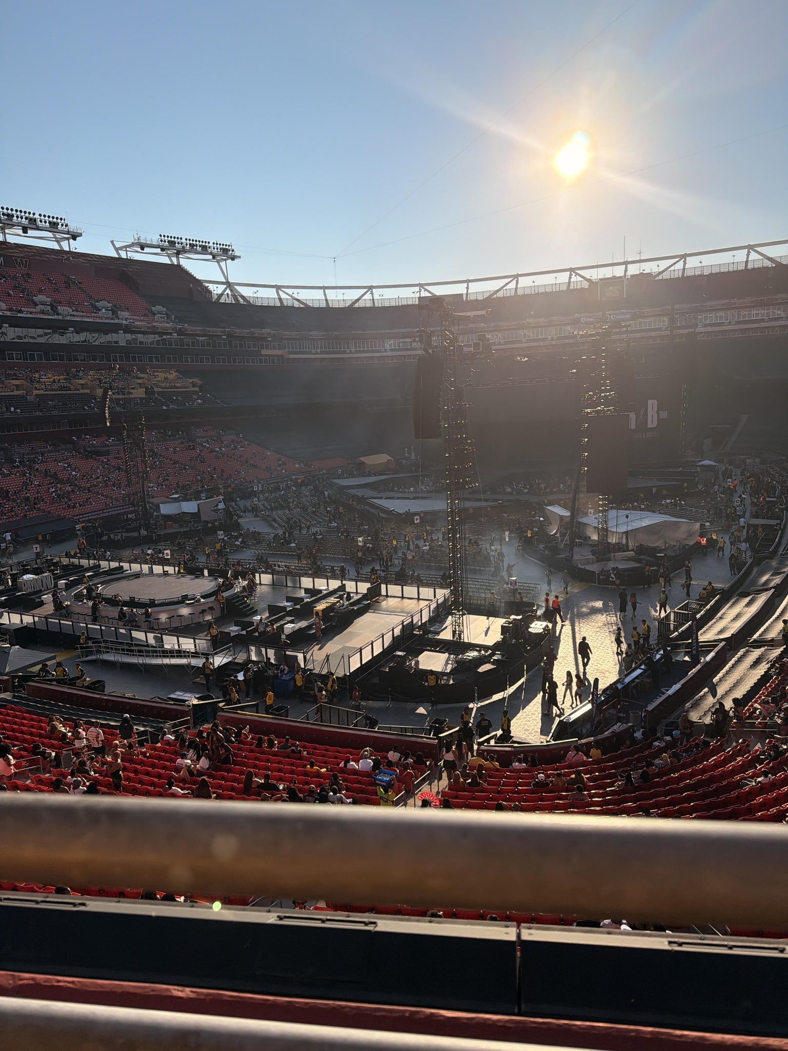 Real Fan View taken from Section 329 at Northwest Stadium by Shakia C