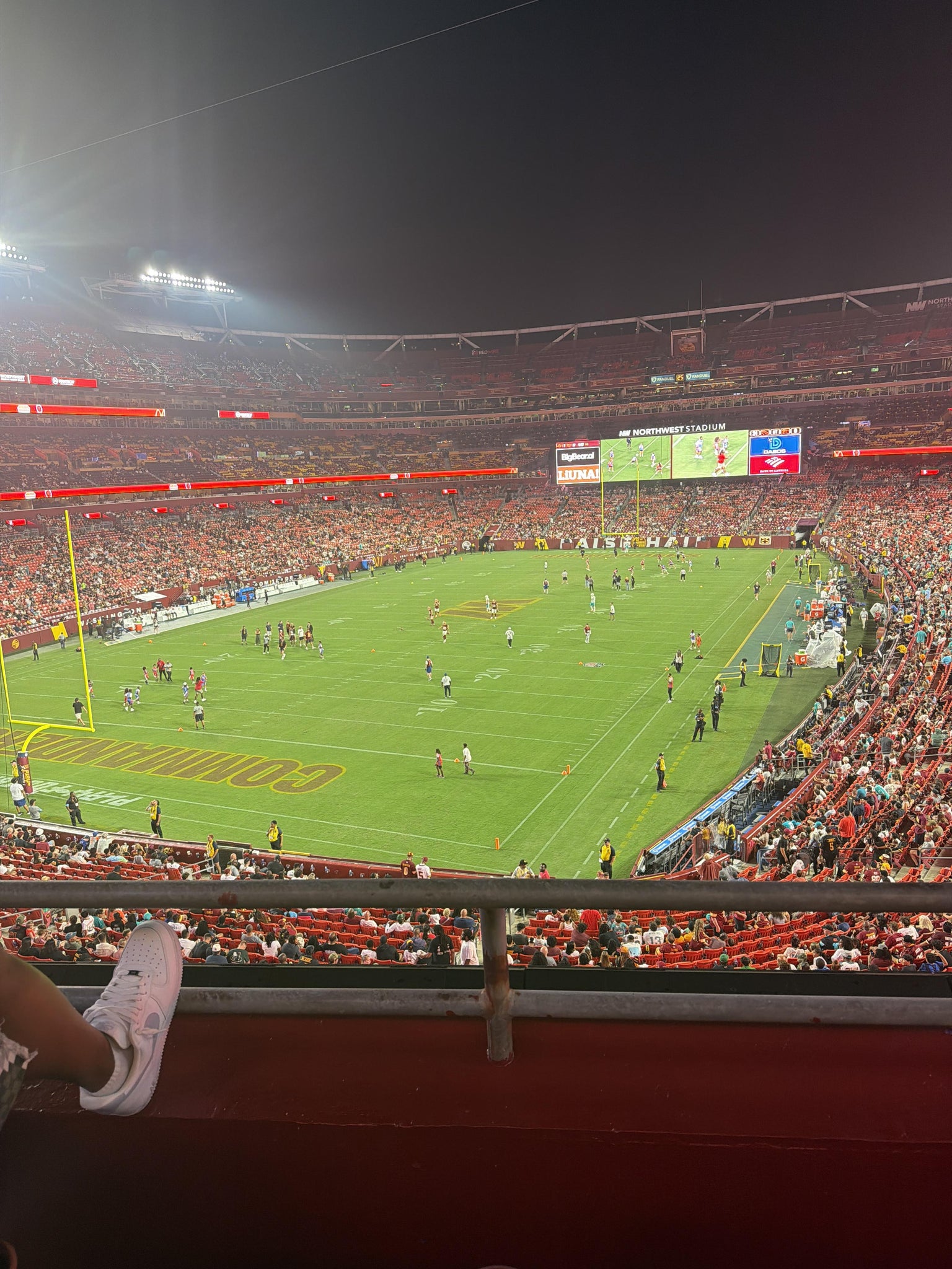 Real Fan View taken from Section 329 at Northwest Stadium by Alexis P