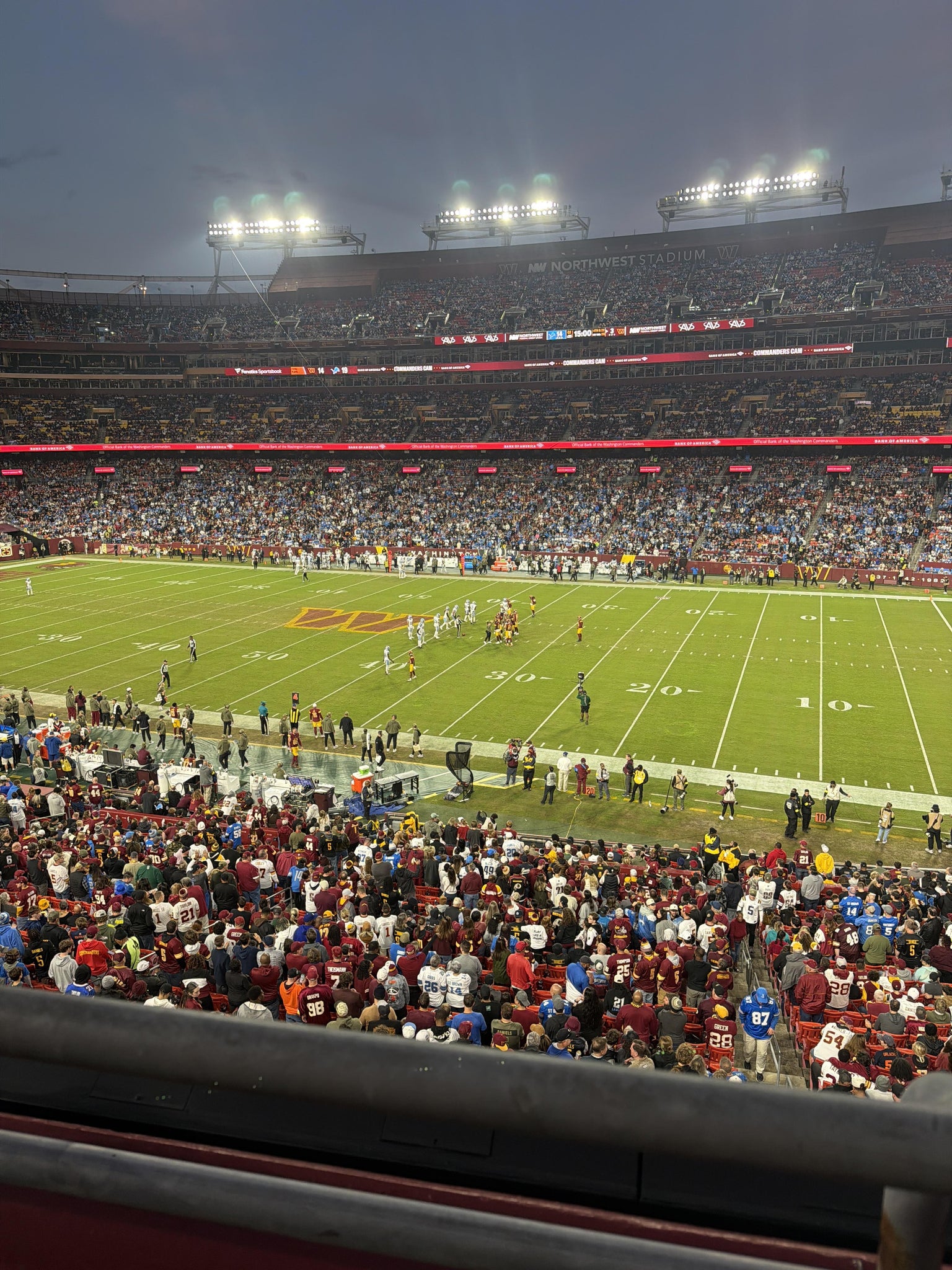 Real Fan View taken from Section 340 at Northwest Stadium by Anthony P