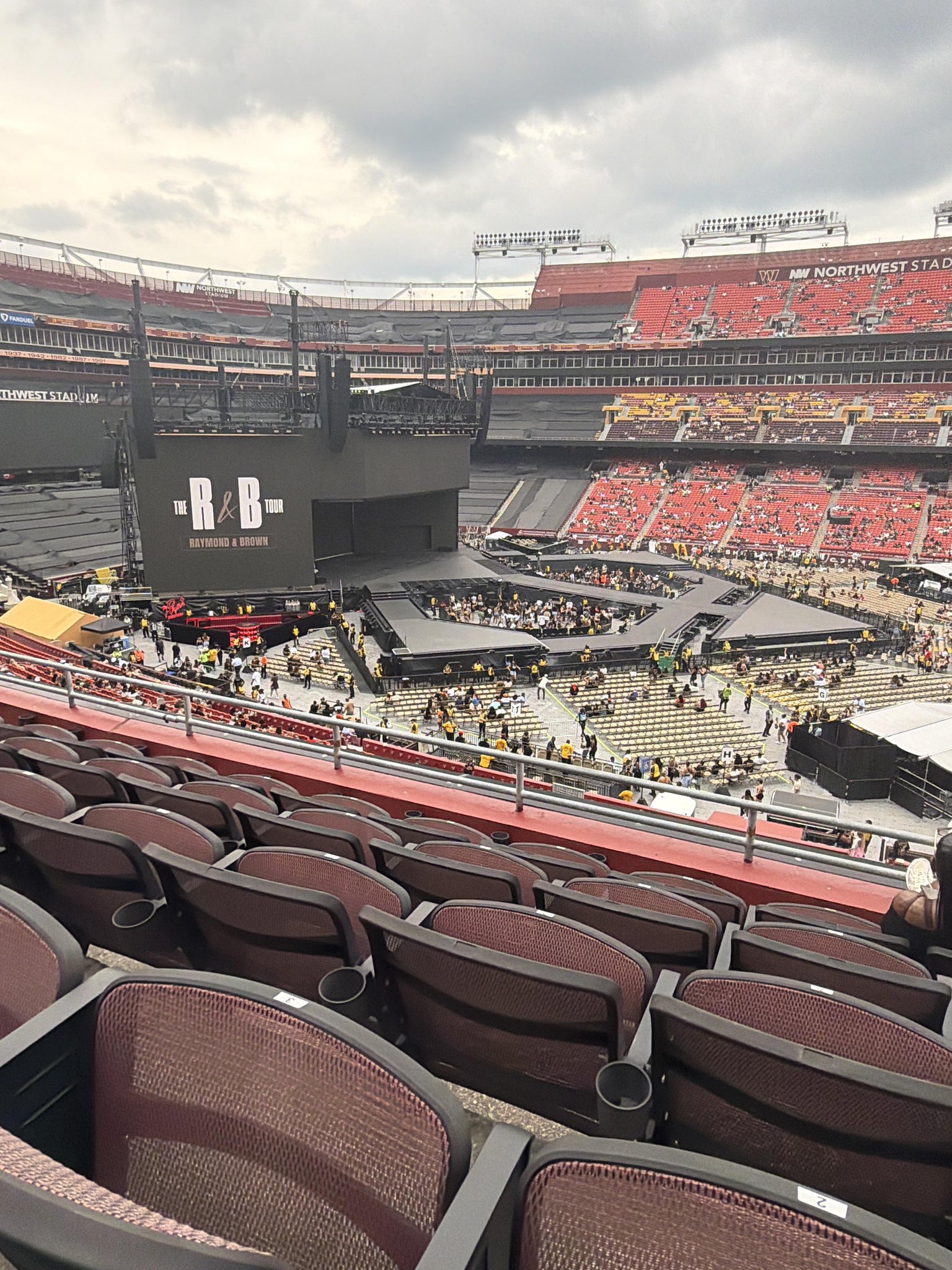 Real Fan View taken from Section 342 at Northwest Stadium by Tiara N