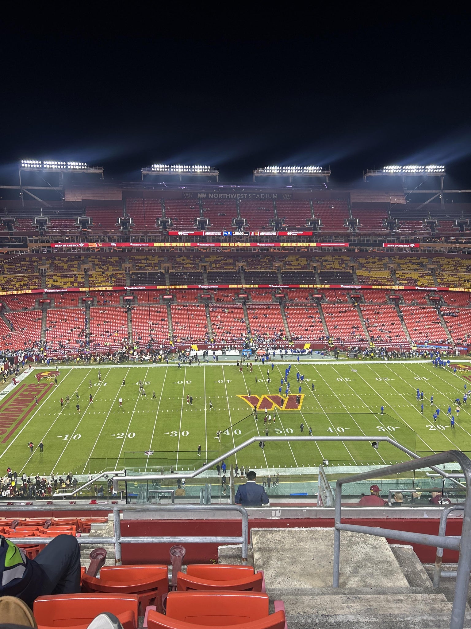 Real Fan View taken from Section 402 at Northwest Stadium by Will B