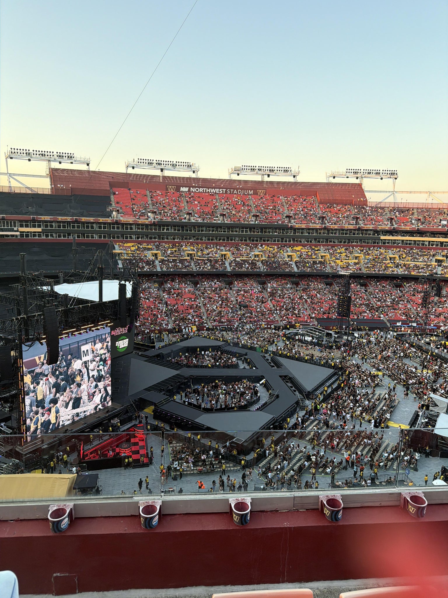 Real Fan View taken from Section 403 at Northwest Stadium by Sharon T