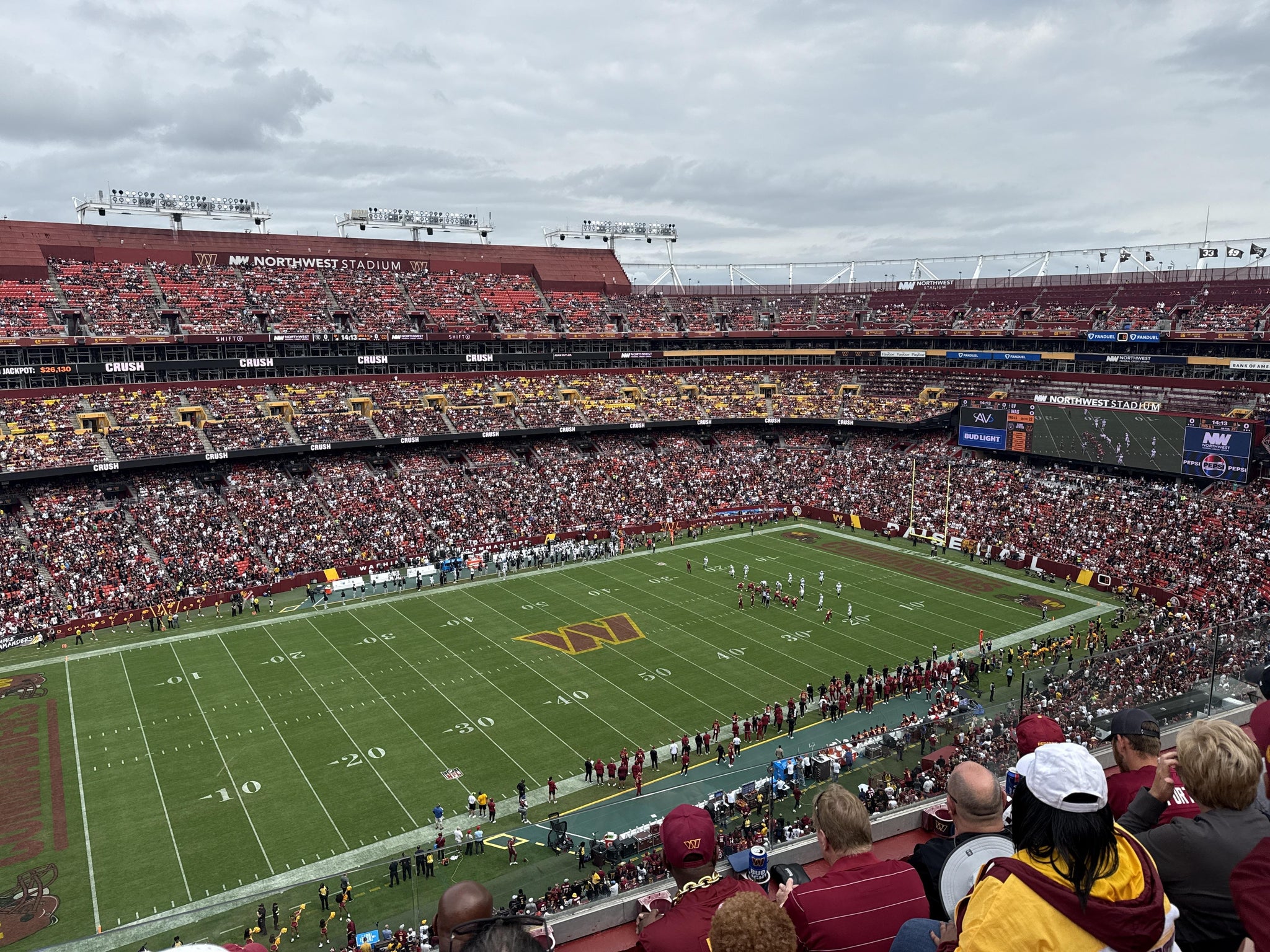 Real Fan View taken from Section 404 at Northwest Stadium by Samantha K