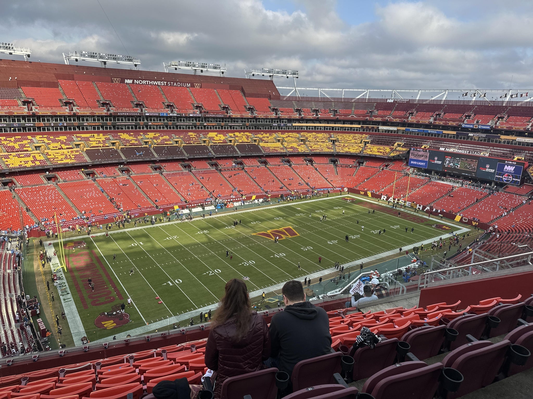 Real Fan View taken from Section 405 at Northwest Stadium by Emma F