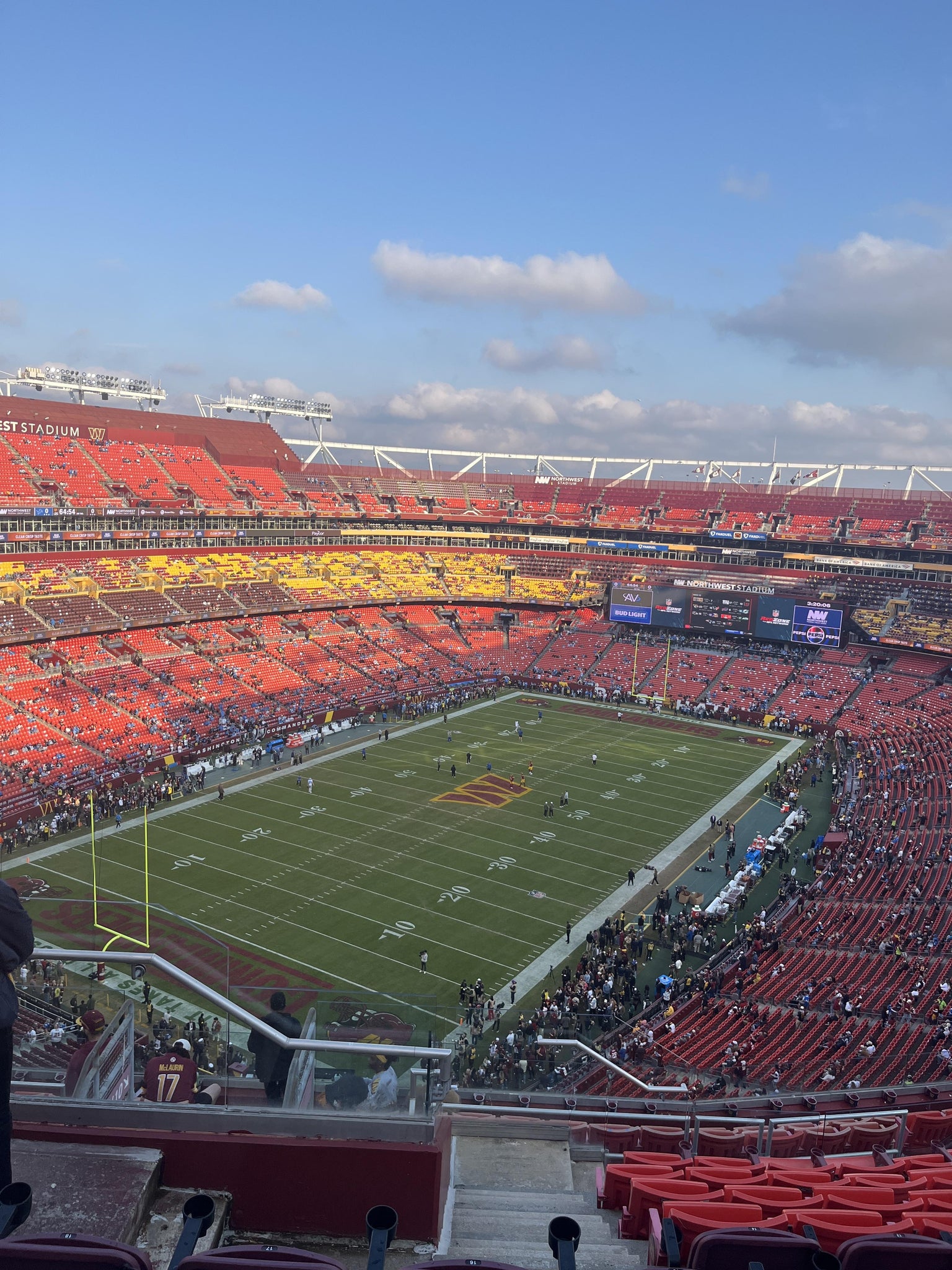 Real Fan View taken from Section 409 at Northwest Stadium by Victor F