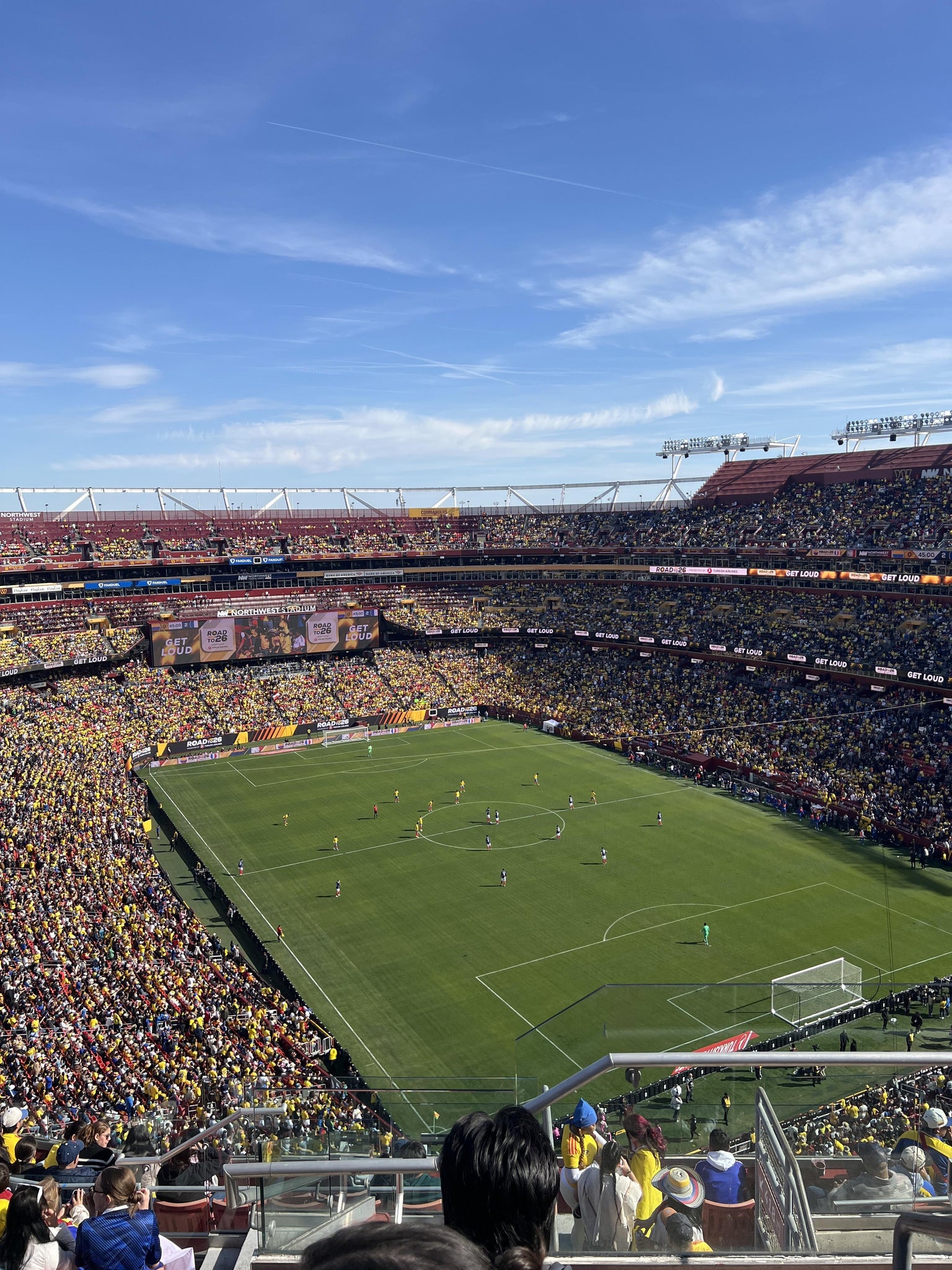 Real Fan View taken from Section 419 at Northwest Stadium by Abubakar A
