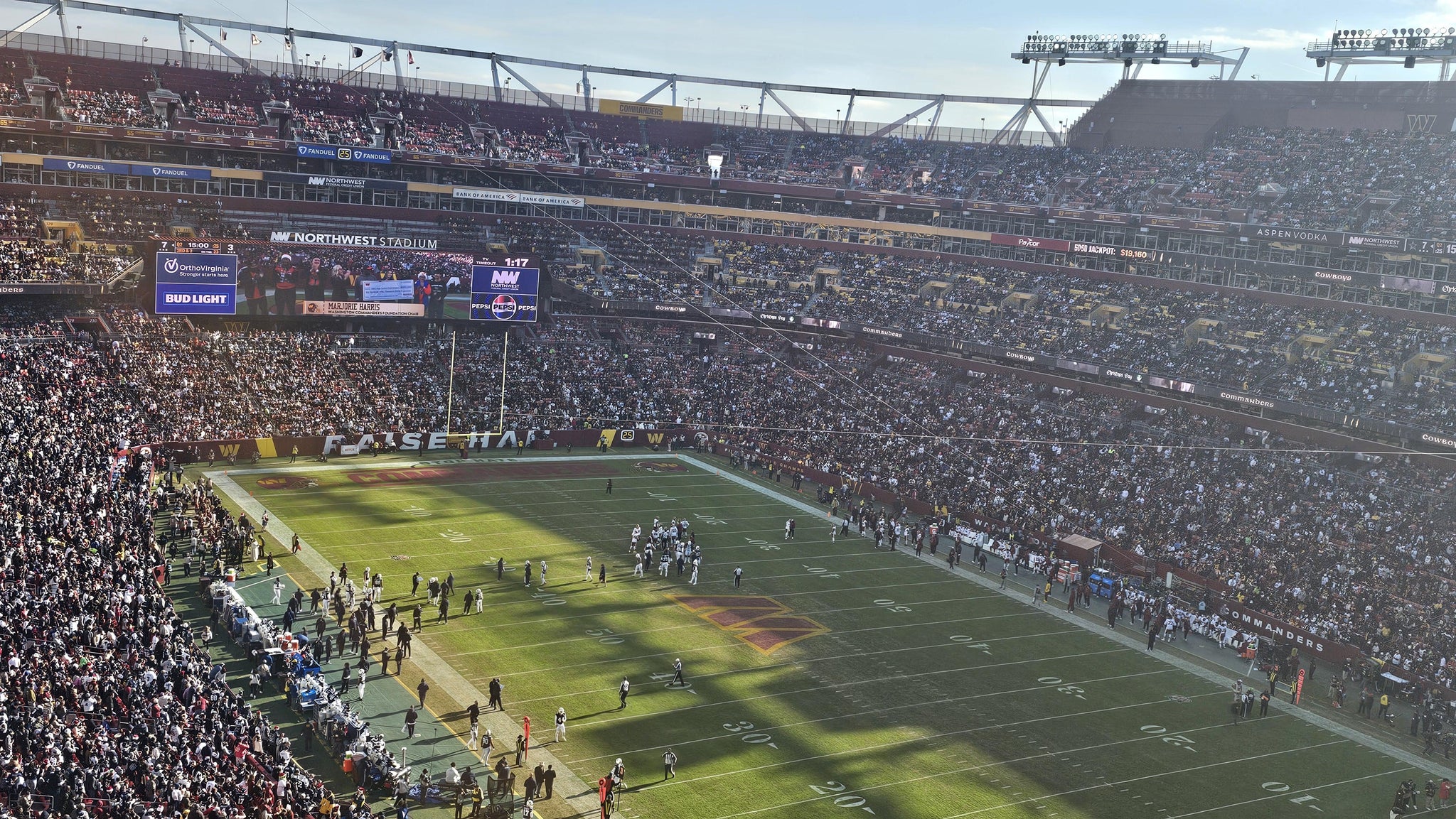 Real Fan View taken from Section 419 at Northwest Stadium by Ericka D