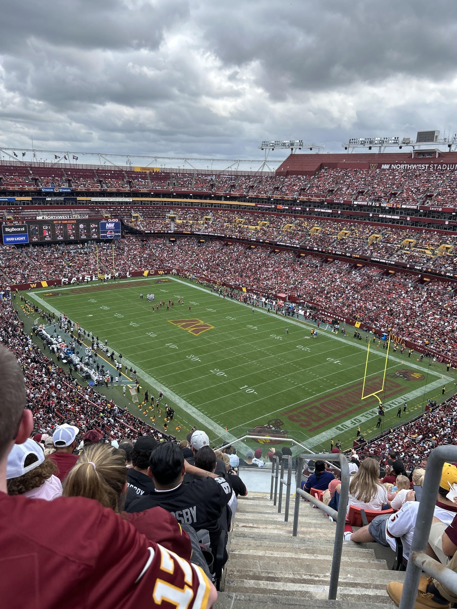 Real Fan View taken from Section 420 at Northwest Stadium by Ciara C