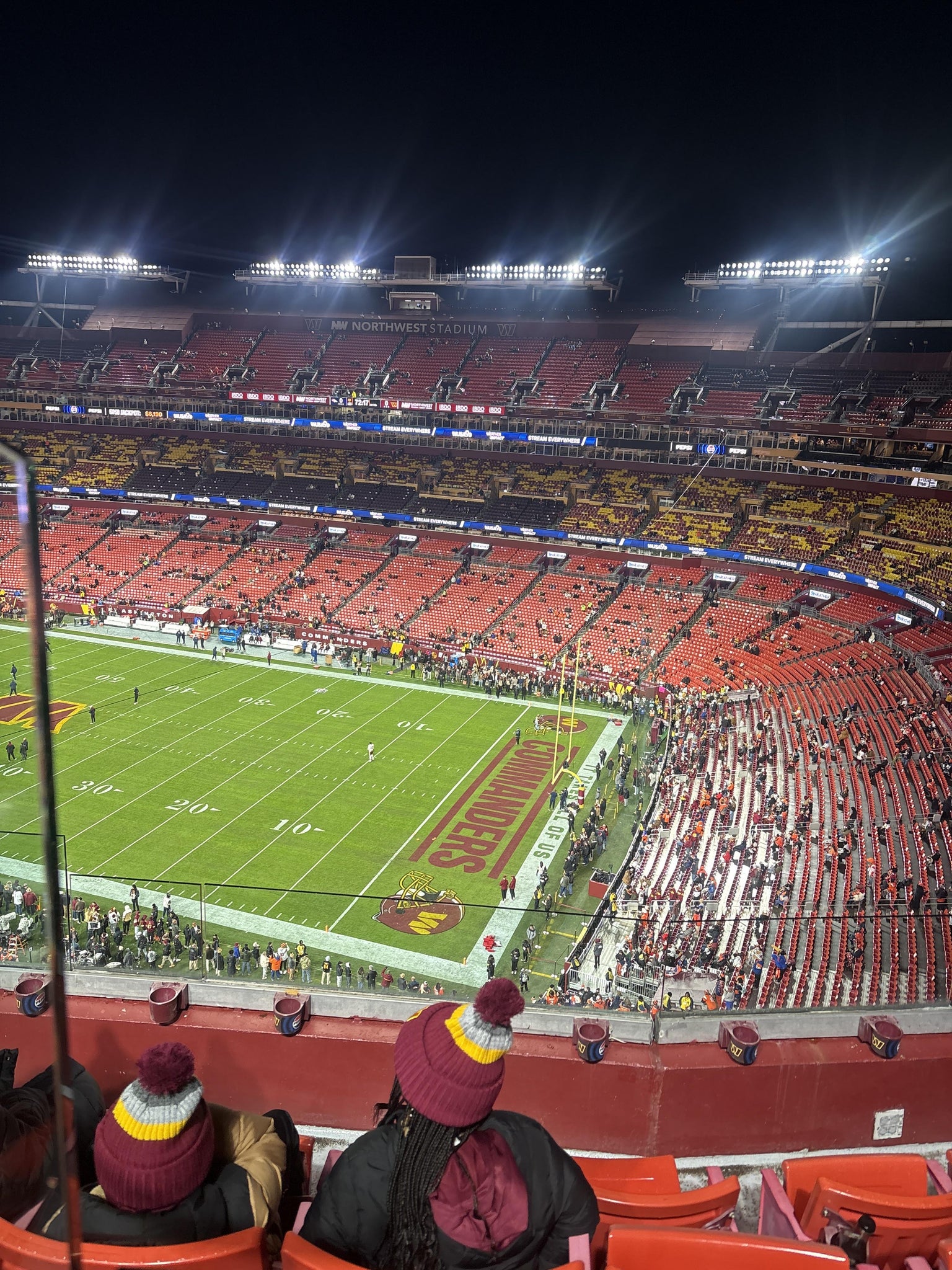 Real Fan View taken from Section 422 at Northwest Stadium by Delante B