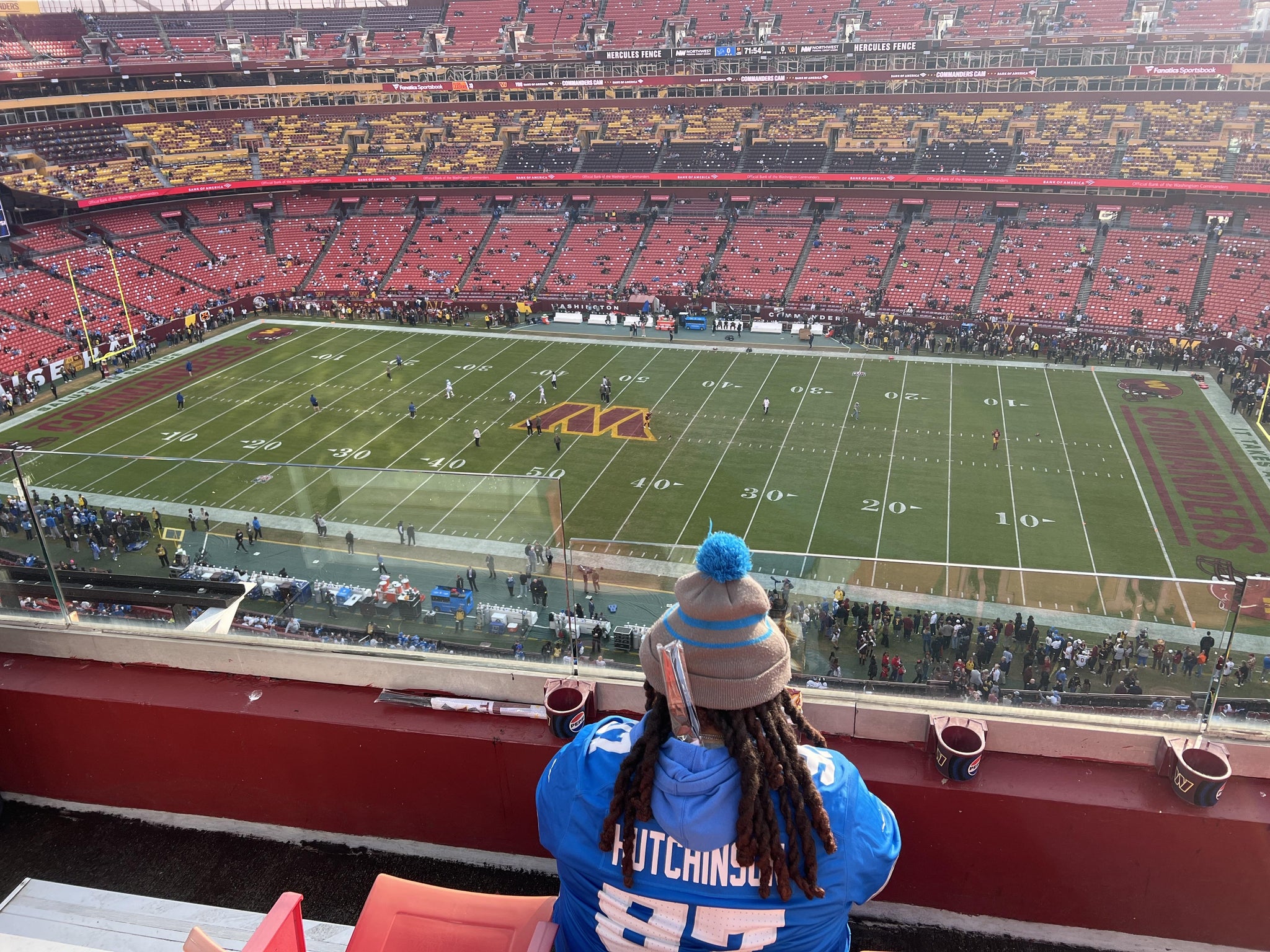 Real Fan View taken from Section 425 at Northwest Stadium by Samuel a C