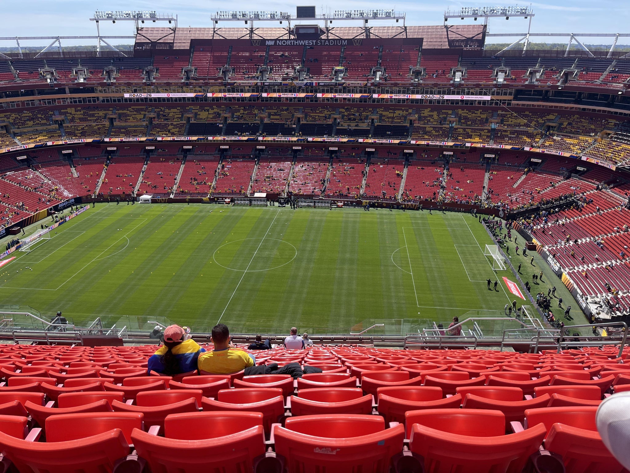 Real Fan View taken from Section 426 at Northwest Stadium by Sandra M